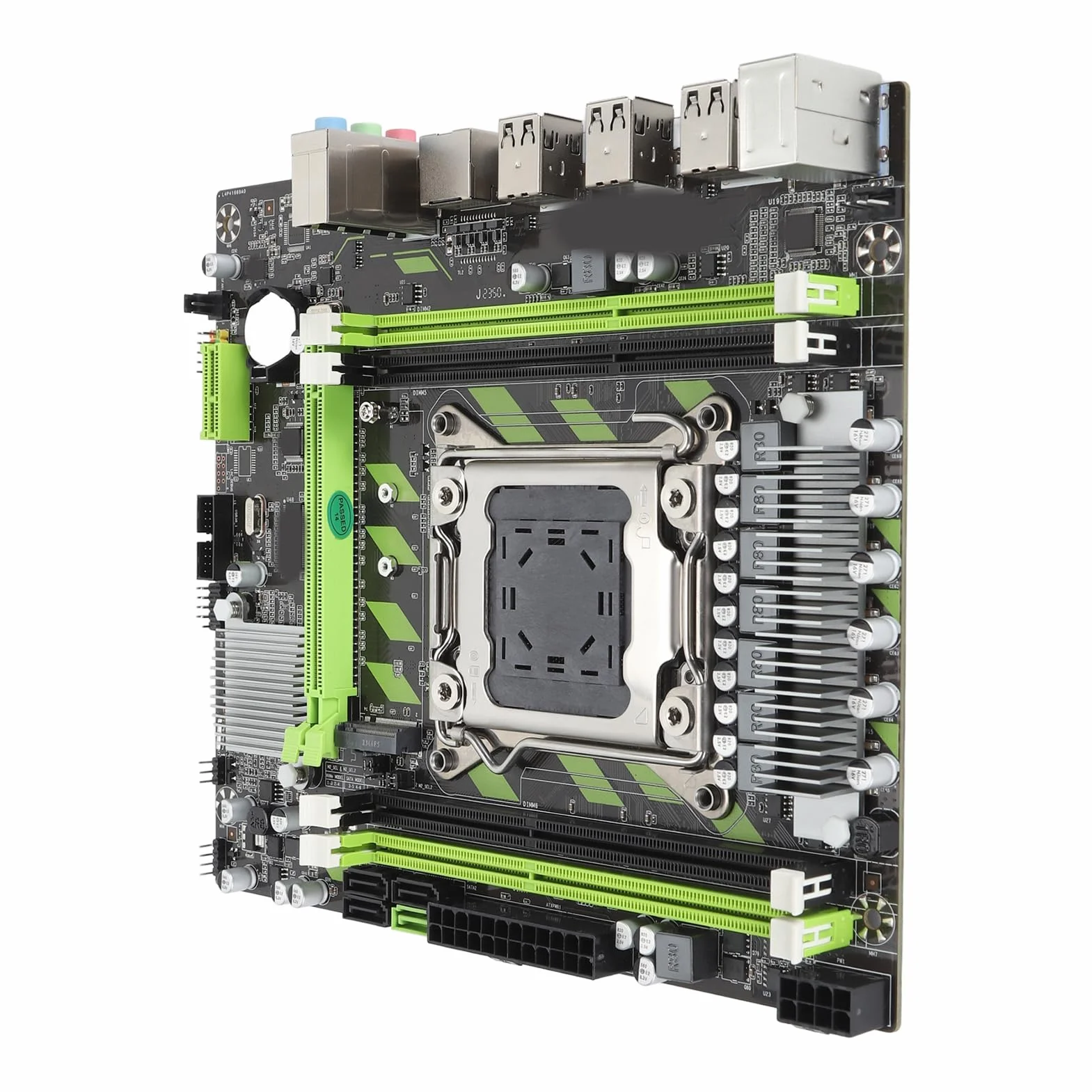 Płyta Główna do Komputera Stacjonarnego LGA 2011 DDR3, Płyta Główna X79 Micro ATX ze 128 GB, 6xUSB2.0 2xSATA2.0 1xSATA3.0, PCIEx16, PCIE M.2, Płyta Główna Komputera LGA 2011 X79