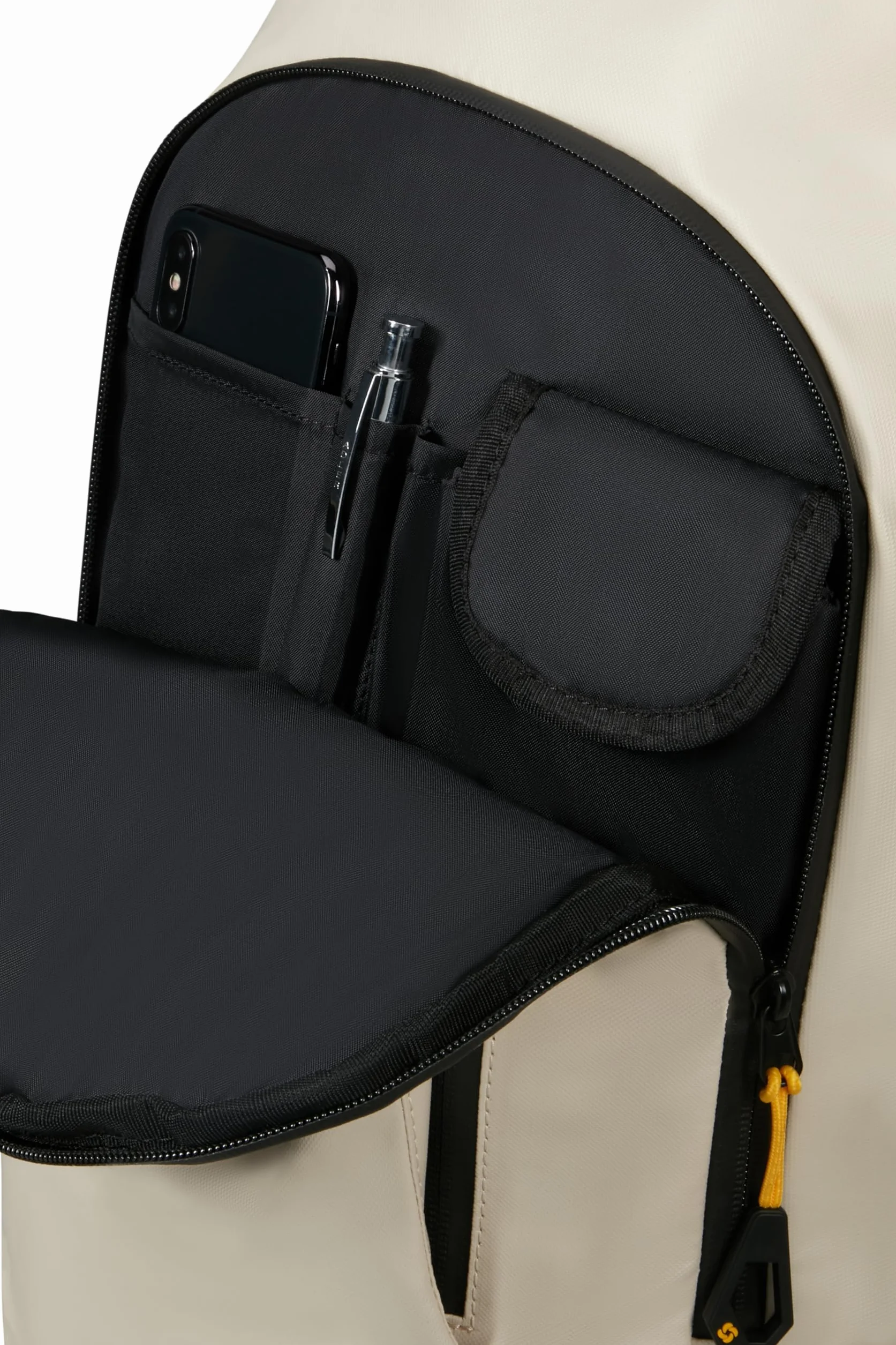 Samsonite Paradiver Light - Plecak na laptopa L+ 15,6", plecak biznesowy i podróżny, szkolny i biurowy, wodoodporny, 48 cm, 24 l, beżowy (piaskowy)