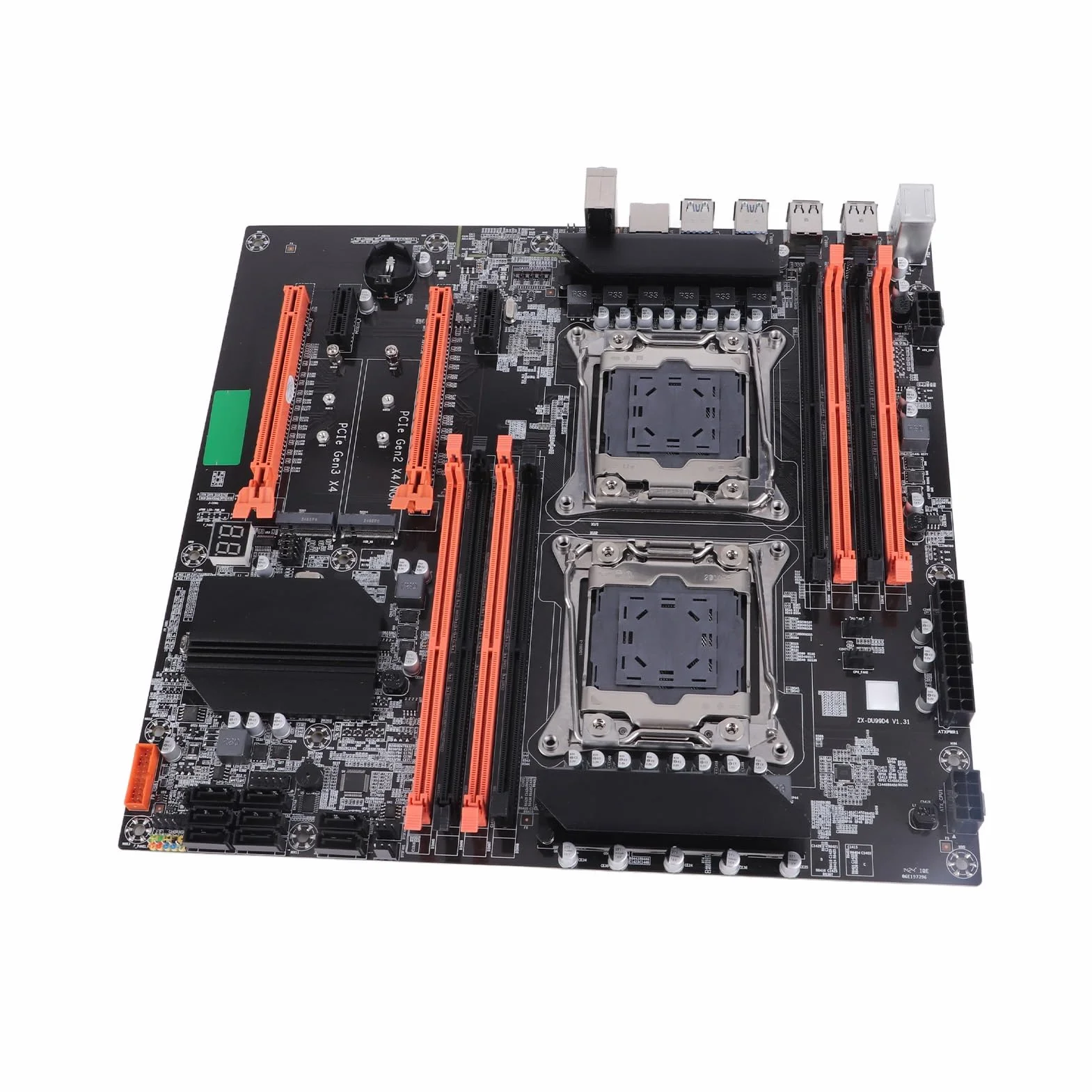 Płyta Główna X99 Płyta Główna Podwójne Gniazdo Płyta Główna Pulpitu 2011 3 Pin DDR4 dla Studyjnego Symulatora Gier Komputerowych E5CPU