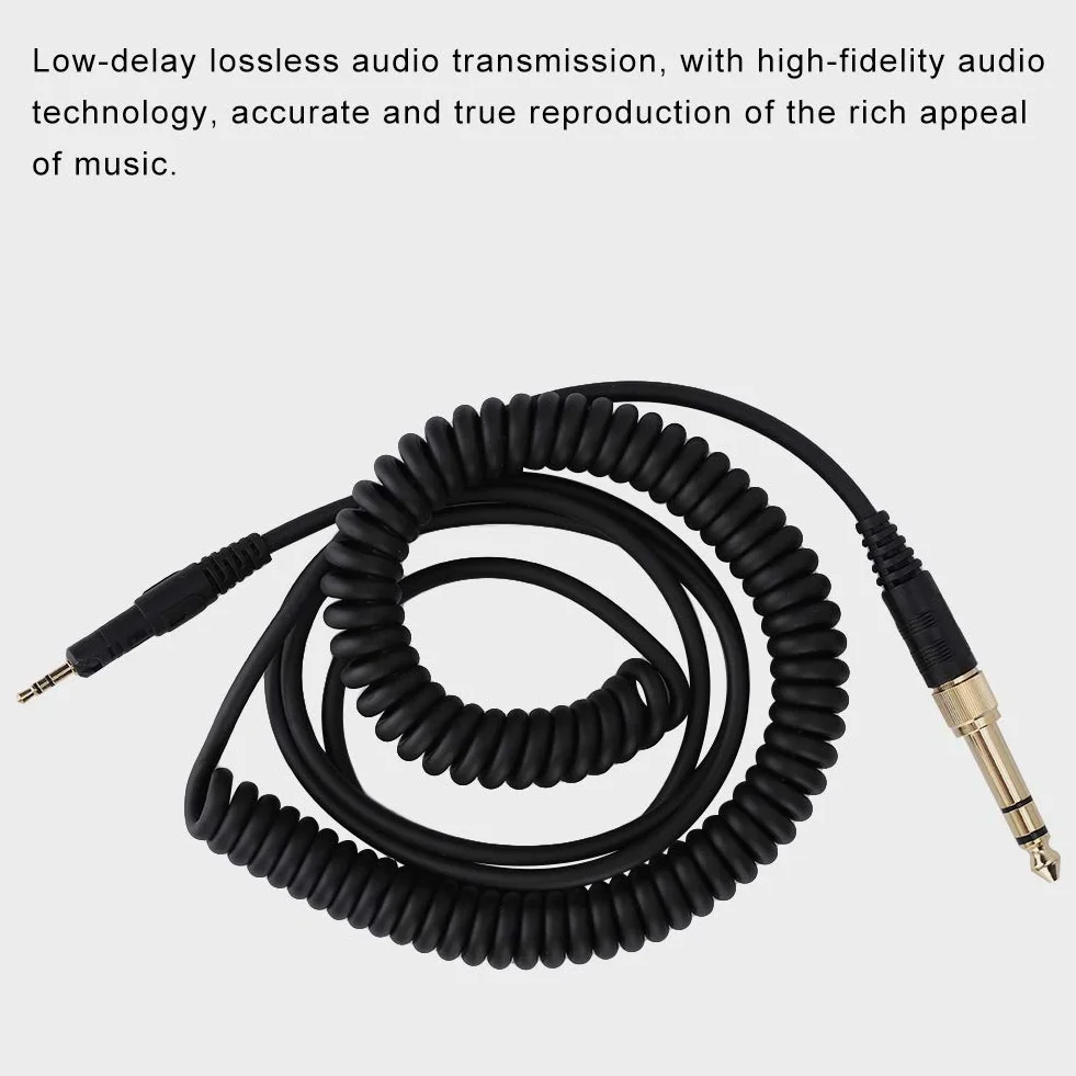 Kabel Aktualizacyjny 6,5 mm na 3,5 mm 160 cm Hi-Fi do ATH-M50x/M40x/M70x