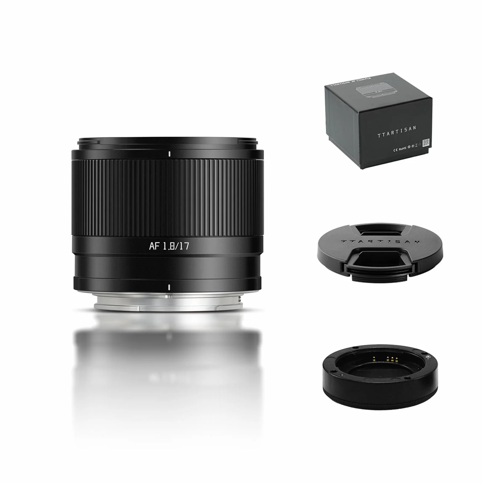 TTARTISAN AF-C 17 mm F1.8 Air obiektyw aparatu, czarny, autofokus, szeroki kąt (Z-Mount)
