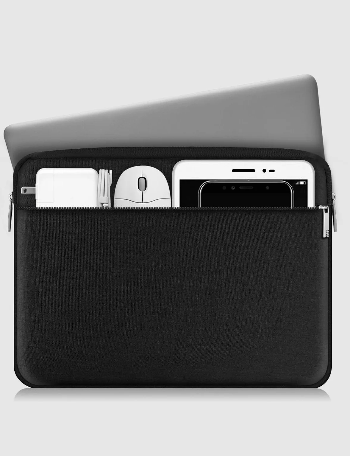 Alfheim 14" Torba na laptopa, Wodoodporna torba z kieszenią na akcesoria, etui ochronne z wyjmowaną małą torbą, Kompatybilny z 14,2" MacBook Pro A2442