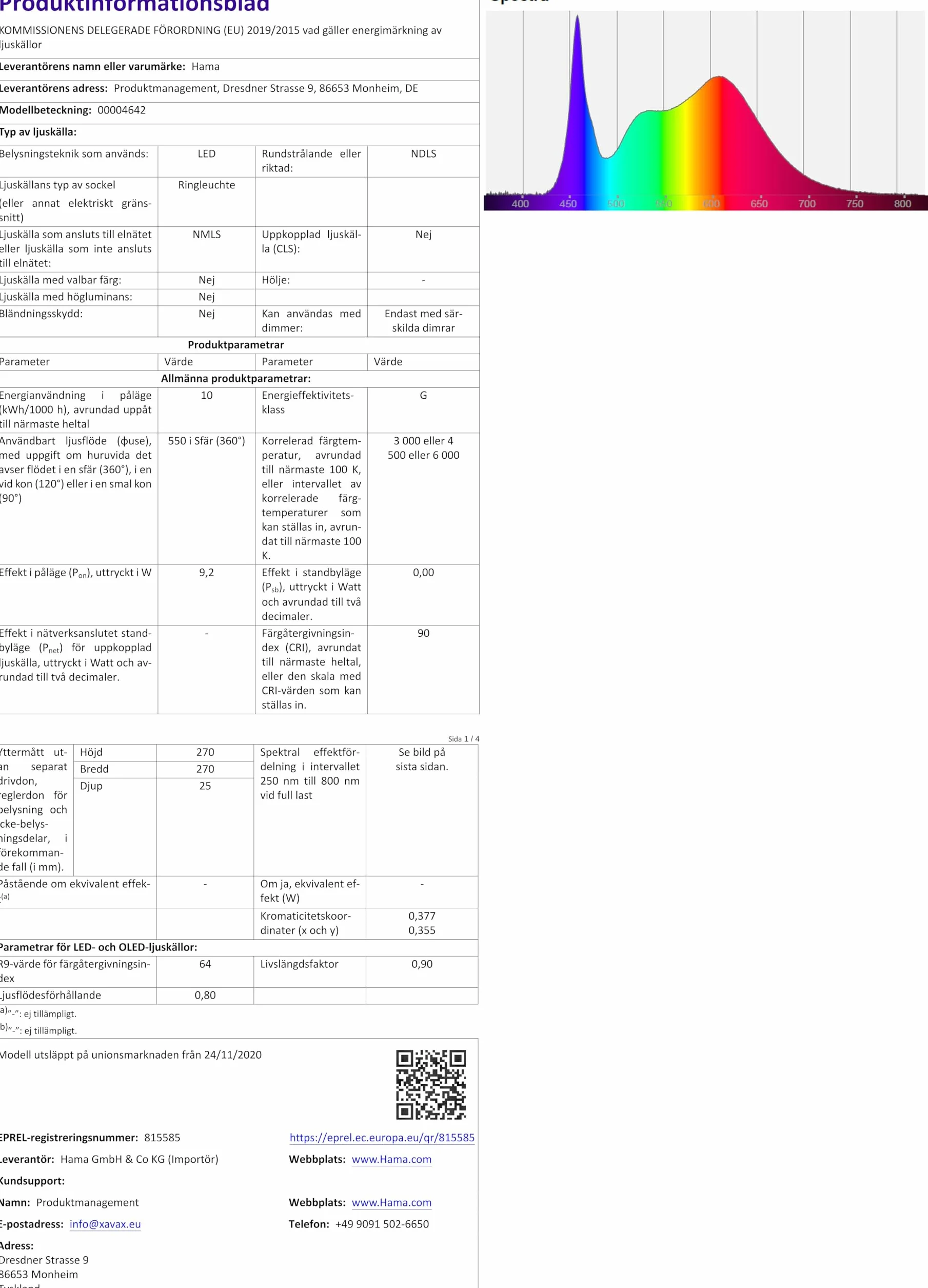 Hama Pierścień świetlny LED ze statywem i uchwytem na telefon komórkowy (pierścień świetlny 26,5 cm, lampa pierścieniowa z pilotem zdalnego sterowania Bluetooth, 3 temperatury barwowe, 10 poziomów