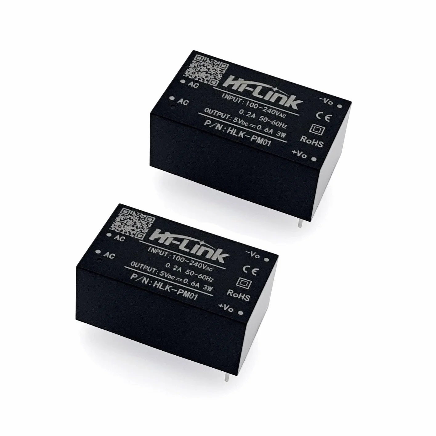 JZK 2 szt. HLK-PM01 AC DC 220 V do 5 V Step Down Moduł Zasilacza Izolowany Moduł Zasilacza