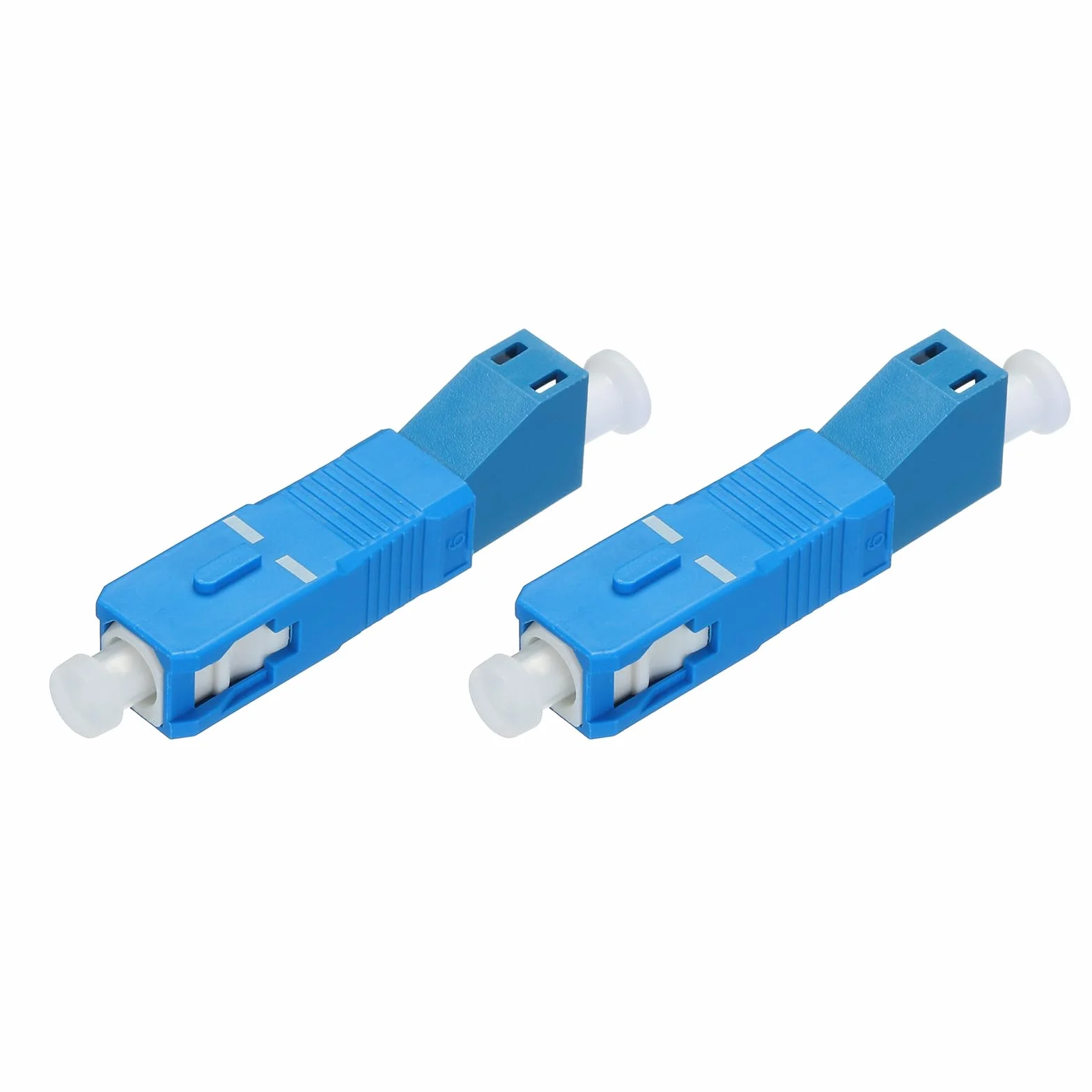 QUARKZMAN Adapter światłowodowy SC/UPC męski - LC żeński pojedynczy moduł prosty adapter SC-LC UPC do sieci internetowej złącze 2 szt