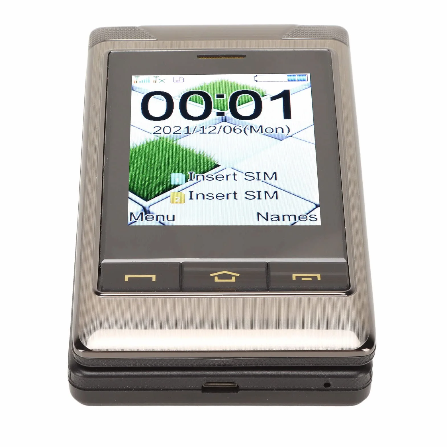 Senior Flip Phone, Duży Przycisk Telefonu Komórkowego Dual Screen Mobile Flip Phone 3.0 Calowy Ekran Dotykowy Pisma Ręcznego, Dual SIM, 5900mAh 1.3 MP