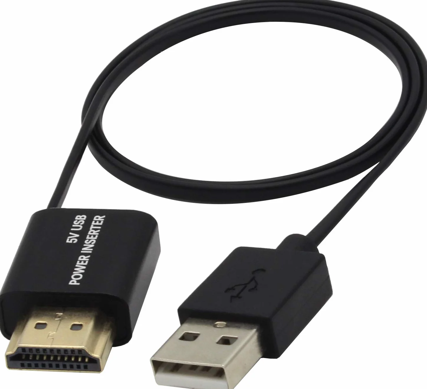 RUIPRO Wkładka USB żeńska HDMI na męskie złącze zasilania HDMI 5 V