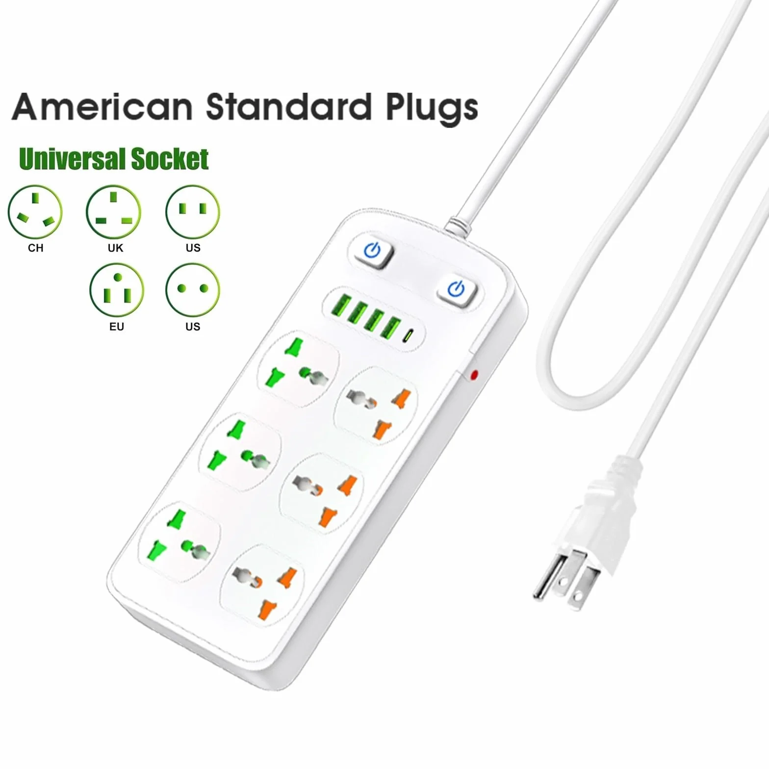 Uniwersalna taśma zasilająca z portem USB C