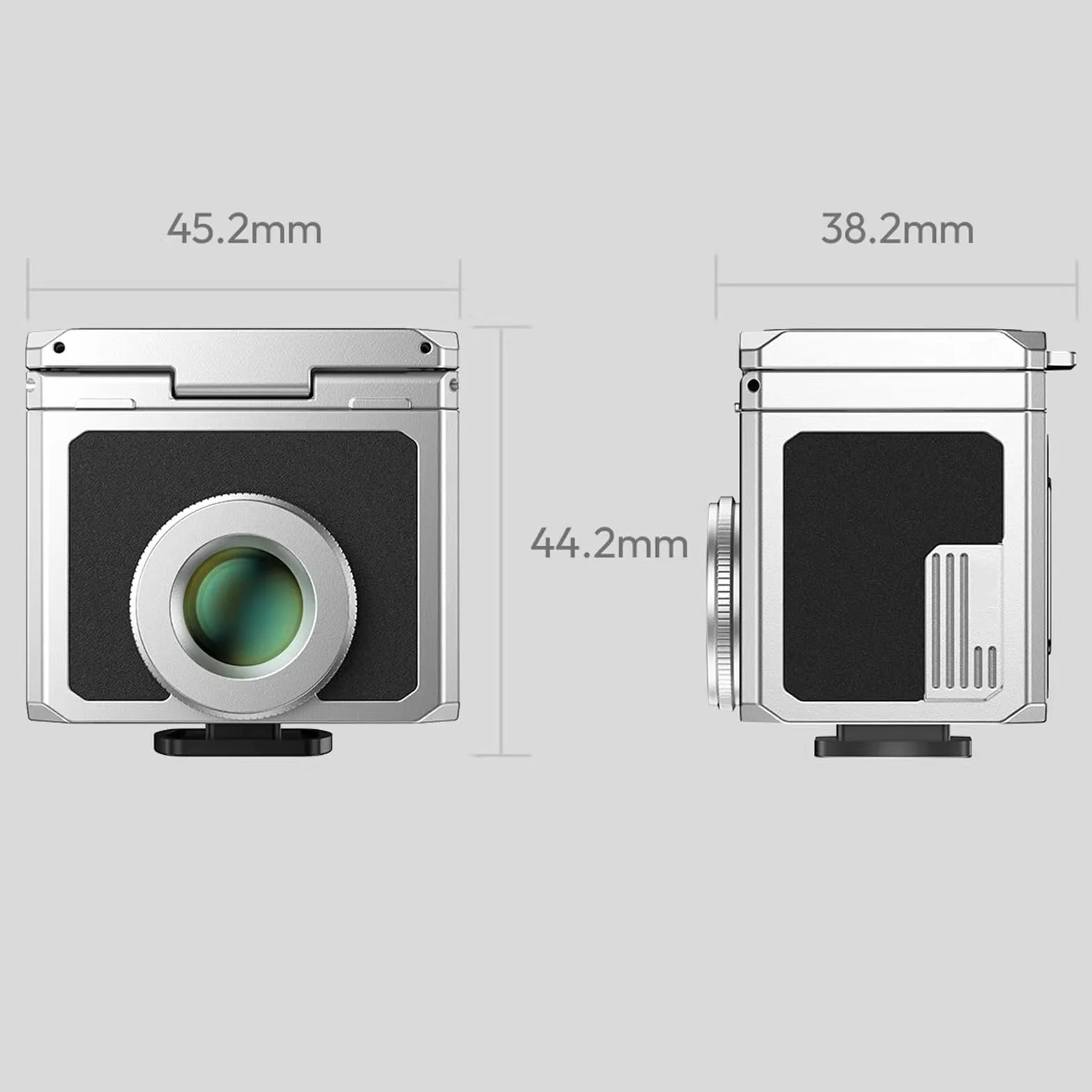 Zewnętrzny wizjer do aparatu, optyczny poziom talii 28 mm z liniami klatek 35/50, uchwyt na zimną stopkę zapewnia dokładne kadrowanie i lepsze wrażenia podczas fotografowania