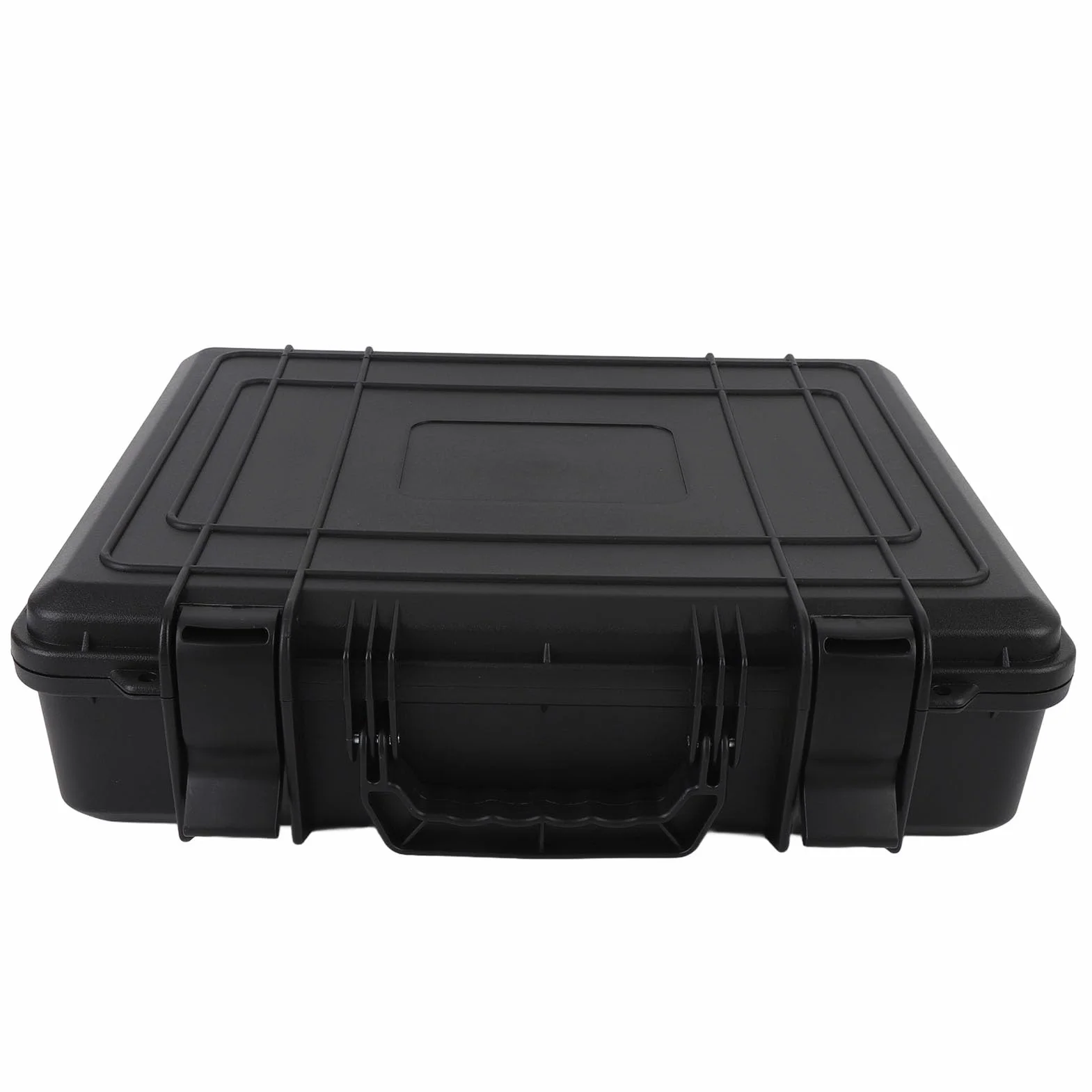 Generic Futerał do Przenoszenia Satelity Wytrzymały Schowek Ochronny na Sprzęt Satelitarny Podróżujący Czarny ABS EVA 15,8 X 13,4 X 3,95 Cala