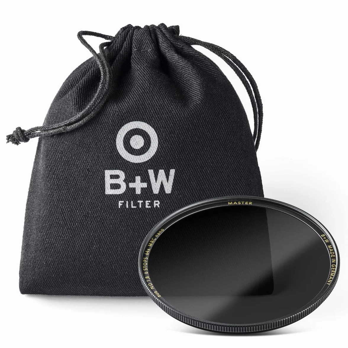 B+W Filtr szary ND 1,8 MRC Nano Master 67 mm (16 x hartowany, Slim, Premium) 1101580 Black