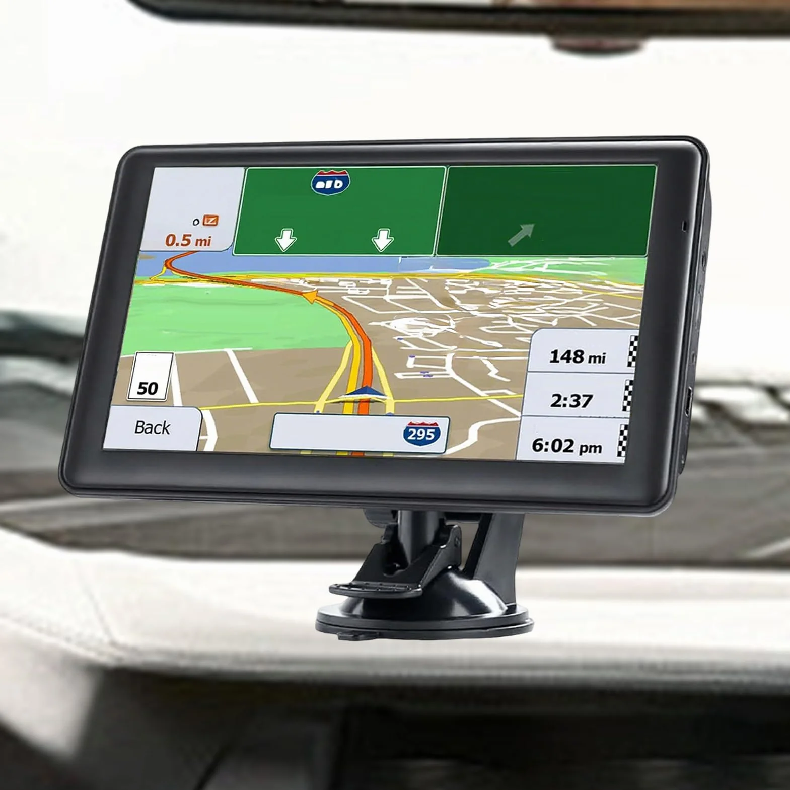 Nawigacja Samochodowa,17 cm Nawigacja GPS Ekran Dotykowy | Inteligentne Urz?dzenie Jasny Wy?wietlacz Mapy Dla Samochodów Ci??arówek Podró?e M??czy?ni Kobiety