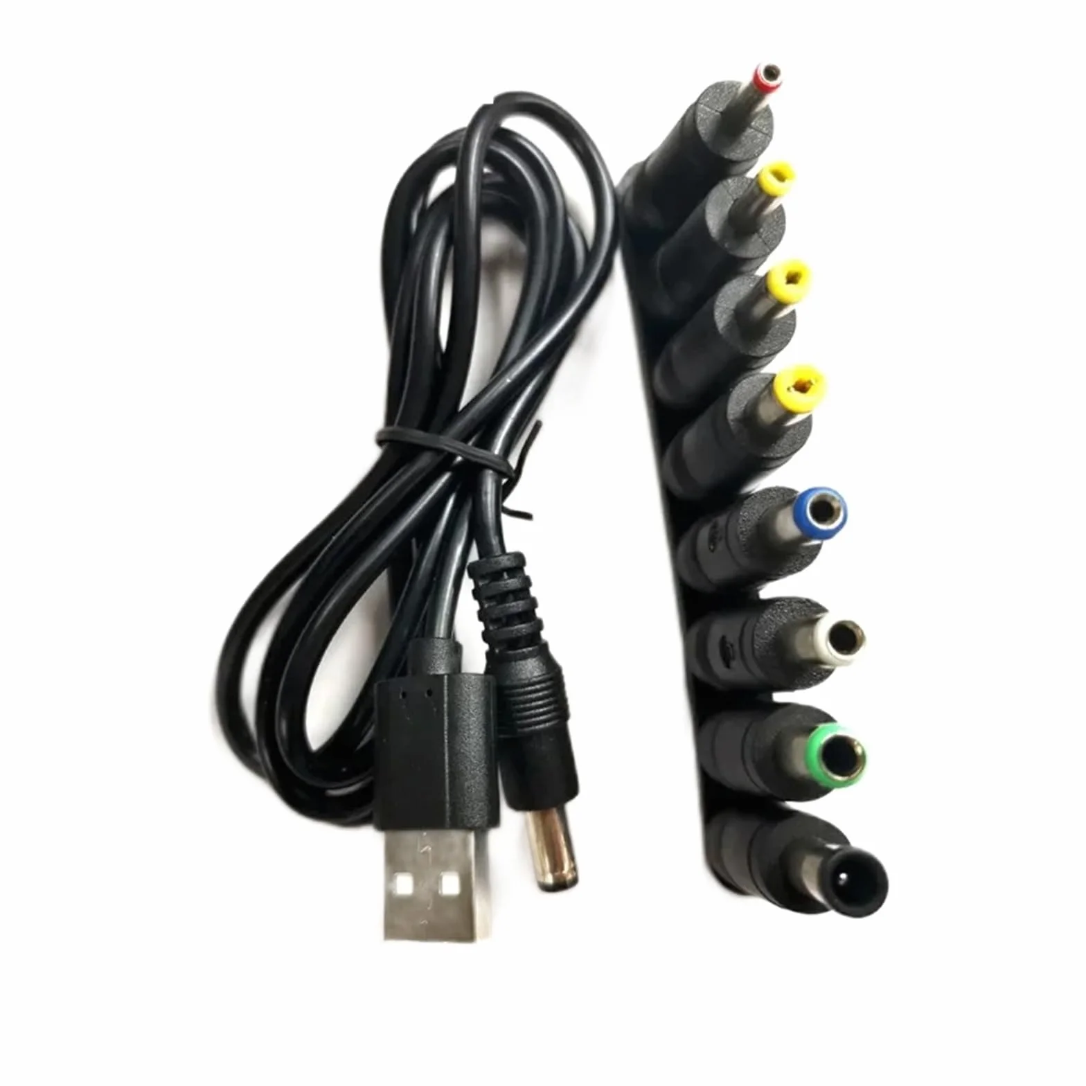 USB Boost 5 V-9 V-12 V DC 5,5 x 2,1 mm 8-pinowy kabel WiFi router modem wentylator (10 sztuk)
