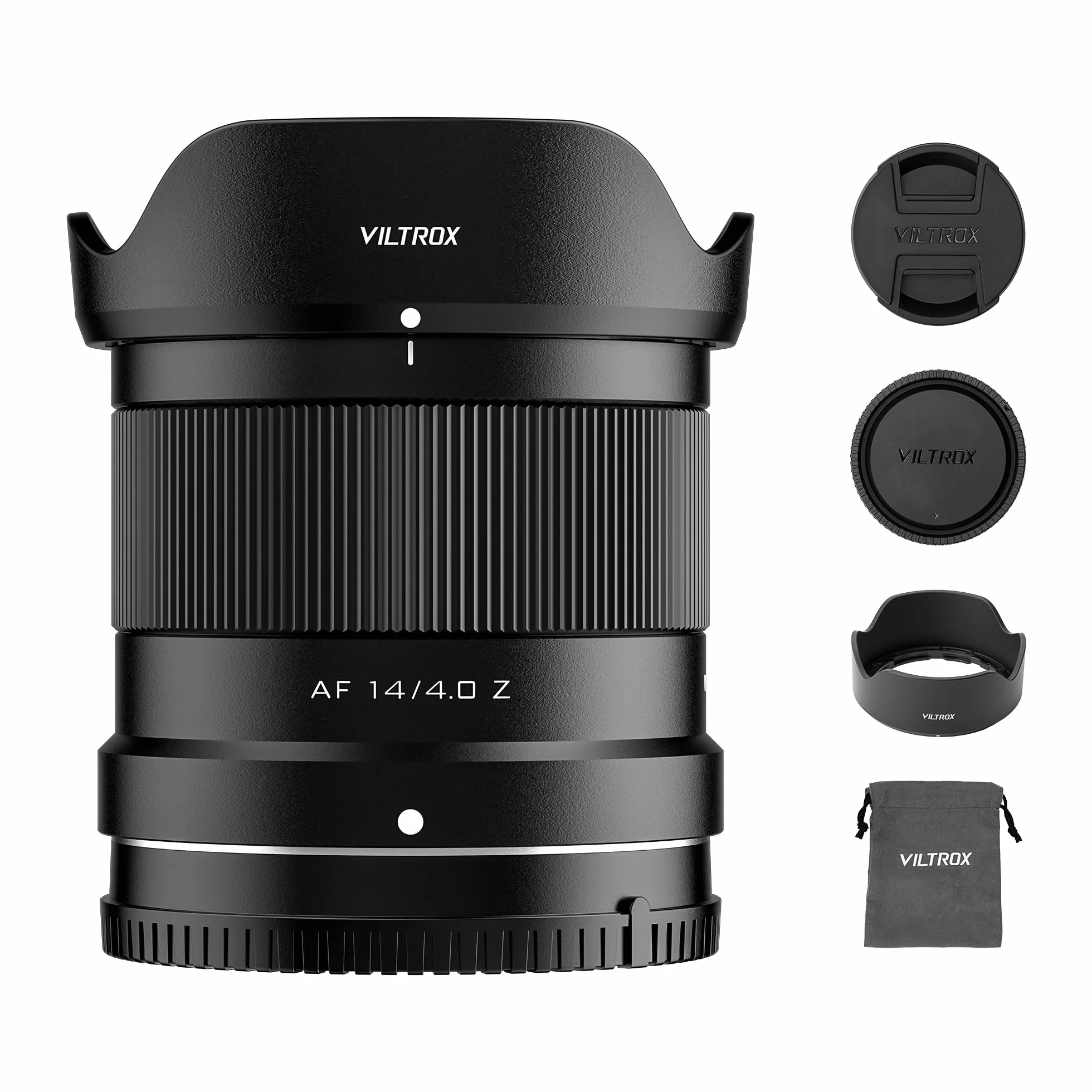 VILTROX AF 14mm F4.0 Air pełnoklatkowy Obiektyw do mocowania Nikon Z, 112,6° ultraszerokokątny obiektyw autofokusem STM kompatybilny z Nikon mocowaniem Z Z5 Z5II Z50II Z6II Z30 Z8 ZFC ZF