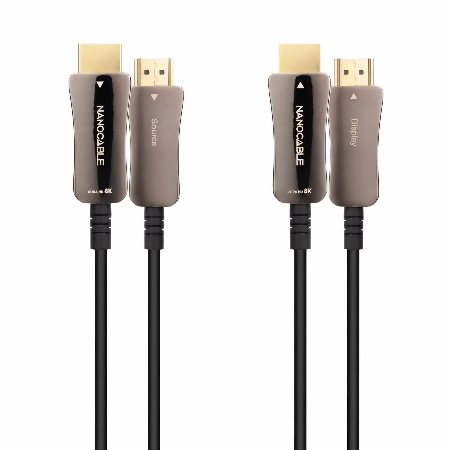NANOCABLE 10.15.2110 - Kabel HDMI V2.1 AOC 8K@60Hz 4K@120Hz 48Gbps Typ A Męski, Kolor Czarny, 10 m