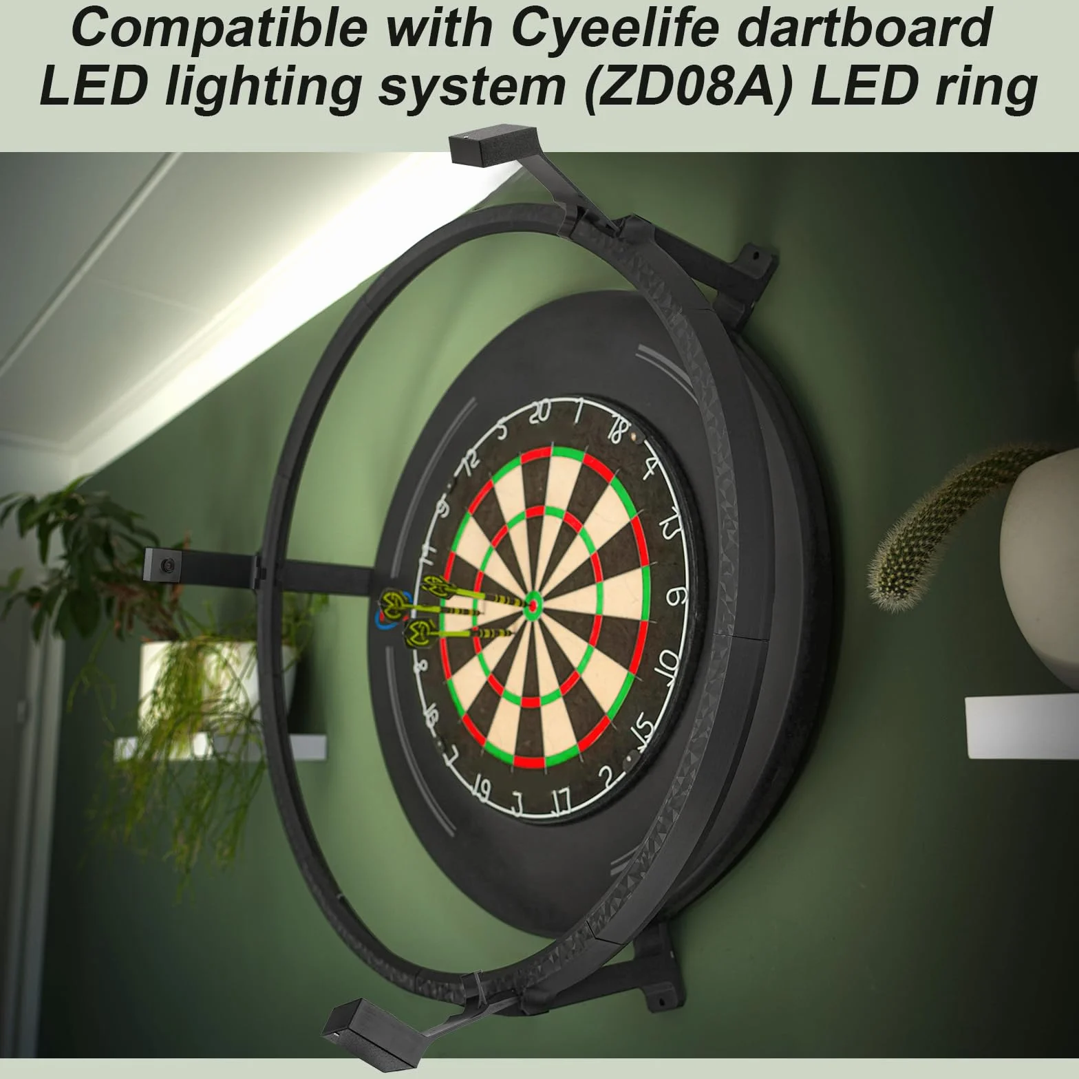 Uchwyt kamery OV9732 do tarczy Cyeelife System oświetlenia rzutek LED ZD08A Pierścień LED bez wiercenia do autodarts 3 zestawy rzutek