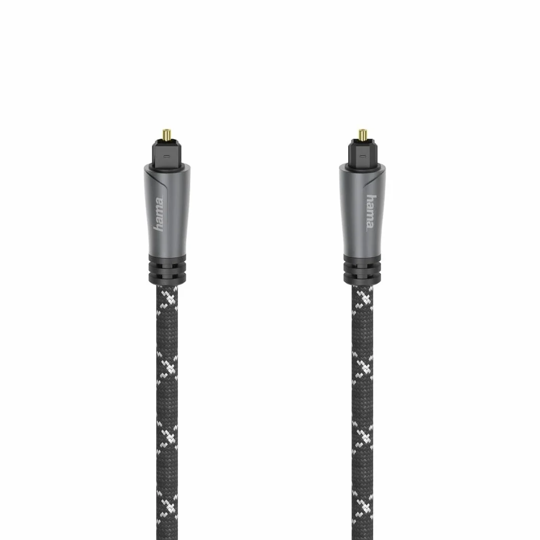 Hama Kabel optyczny TOSLINK PREMIUM 1,5m czarny