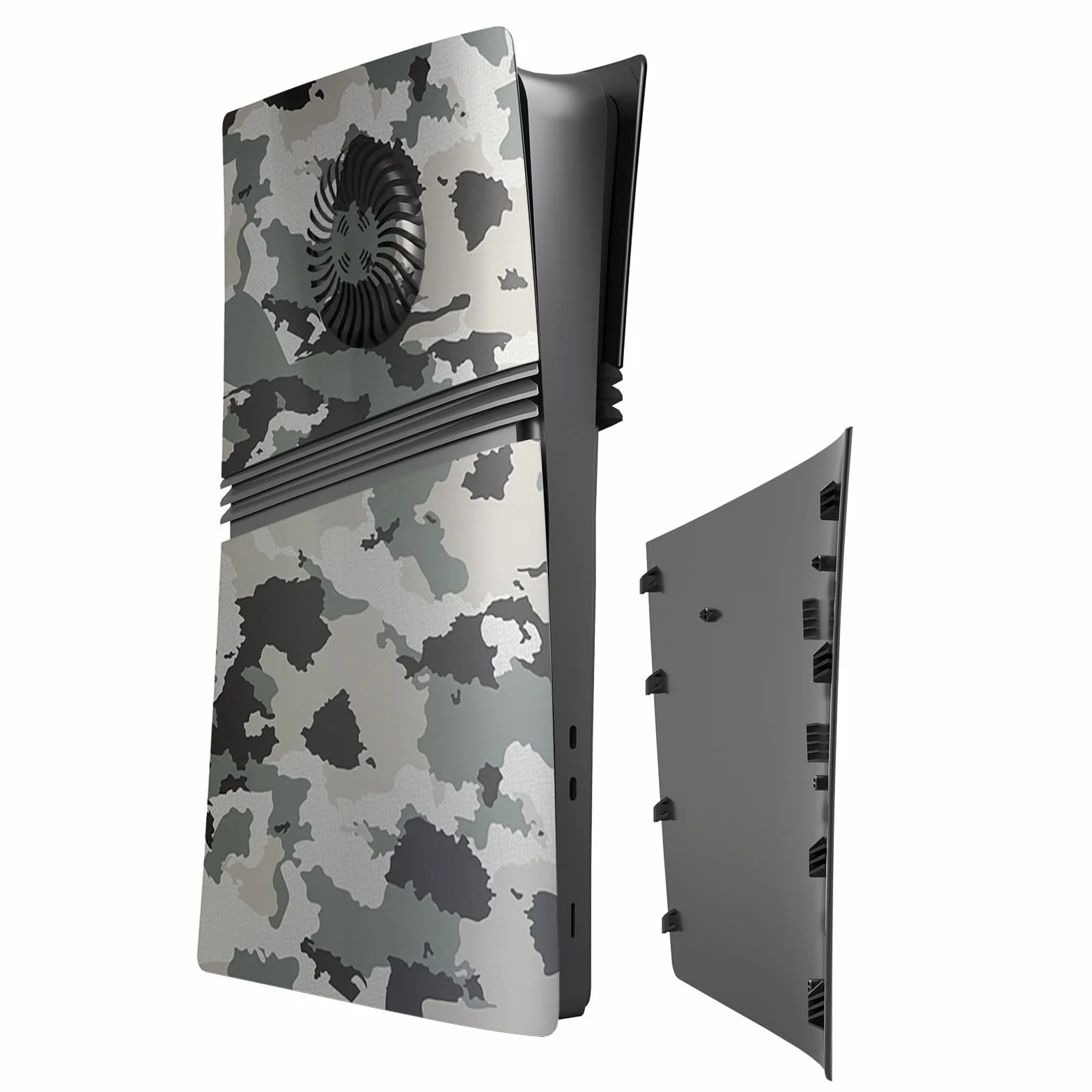 Zapasowe etui na konsolę do PS5 PRO powłoka ochronna PRO 2.0 edycja optyczna edycja cyfrowa kamuflaż kolor PS5 Pro trwały materiał ABS (cyfrowy kamuflaż)