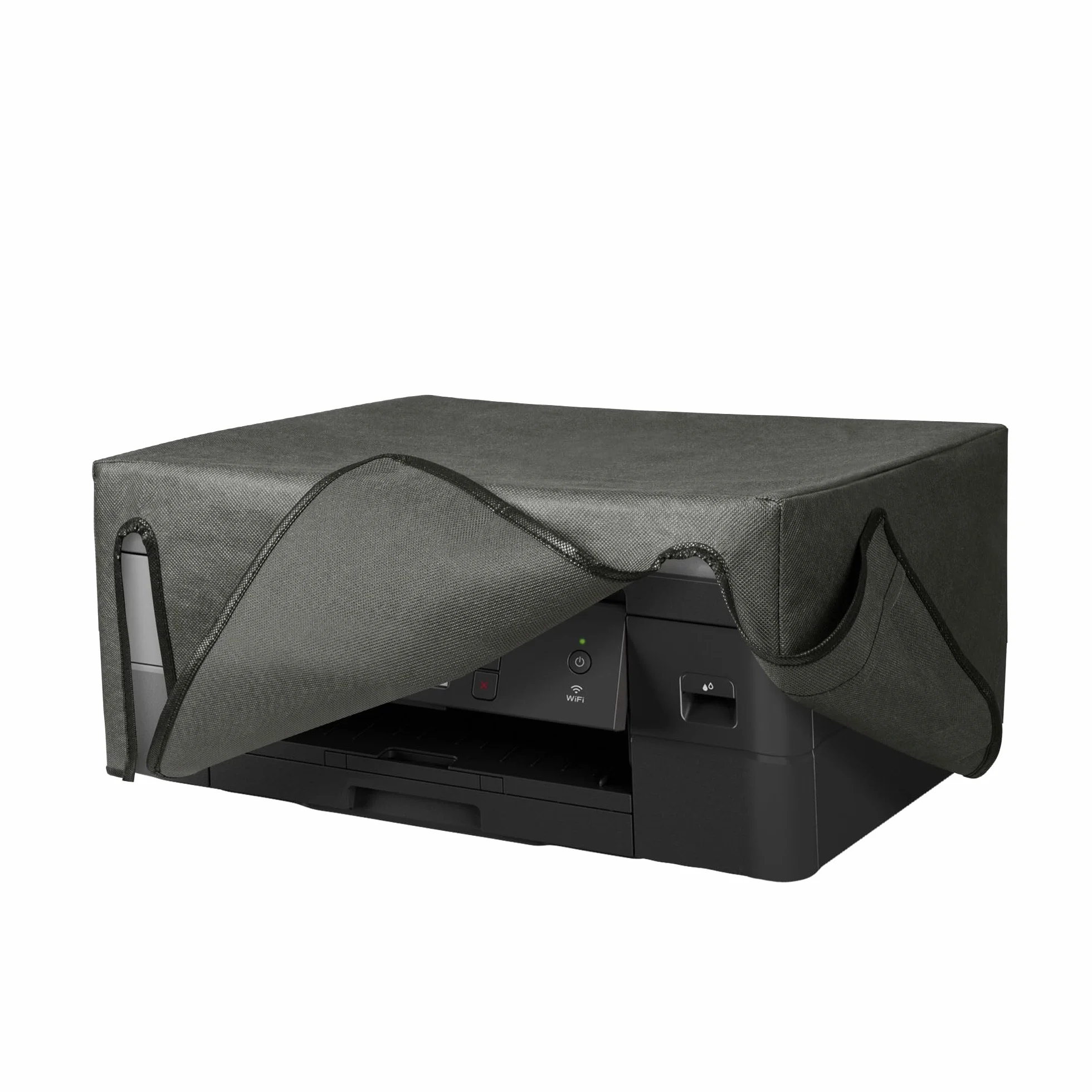 kwmobile Osłona przeciwpyłowa kompatybilna z Brother MFC-J1170DW / MFC-J1010DW / MFC-J1012DWI - etui do drukarki - pokrowiec ochronny z tkaniny, ciemnoszary