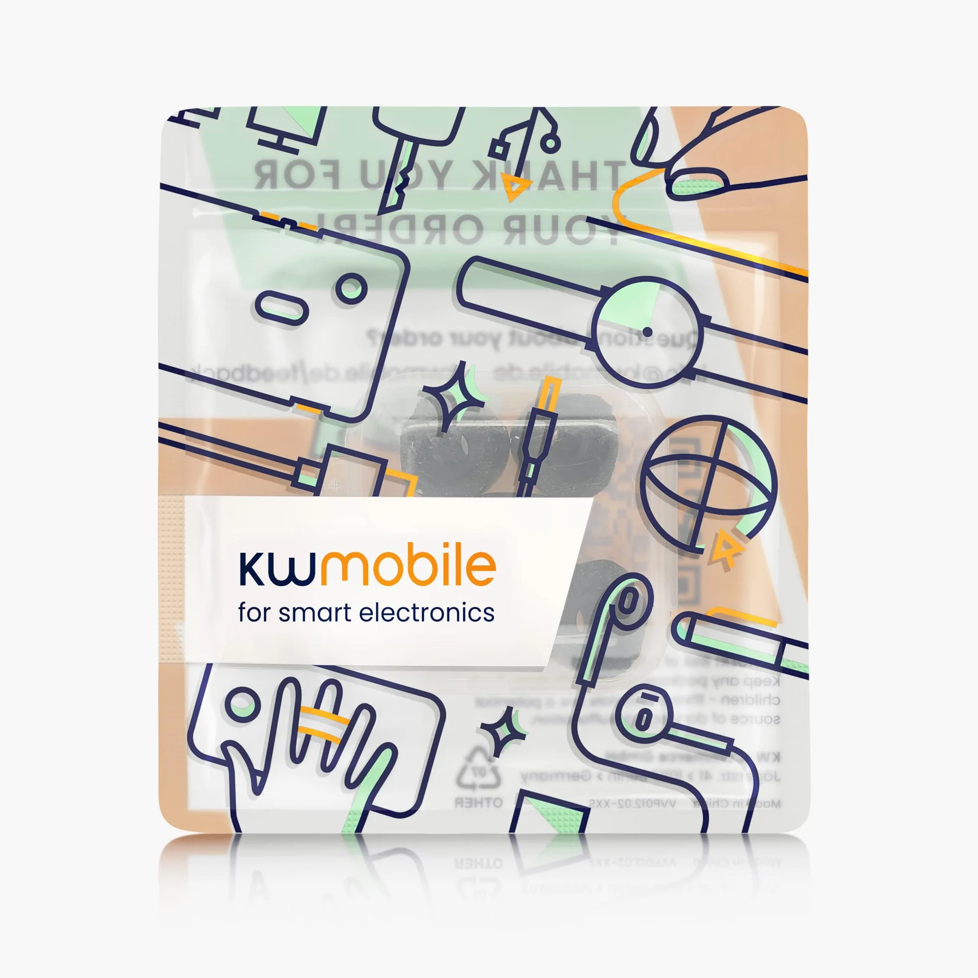 kwmobile 6 x końcówki do słuchawek Jabra Elite 75t /65t / Active - 3 rozmiary - wymienne końcówki douszne do słuchawek dousznych - wymienne poduszki do uszu w kolorze czarnym