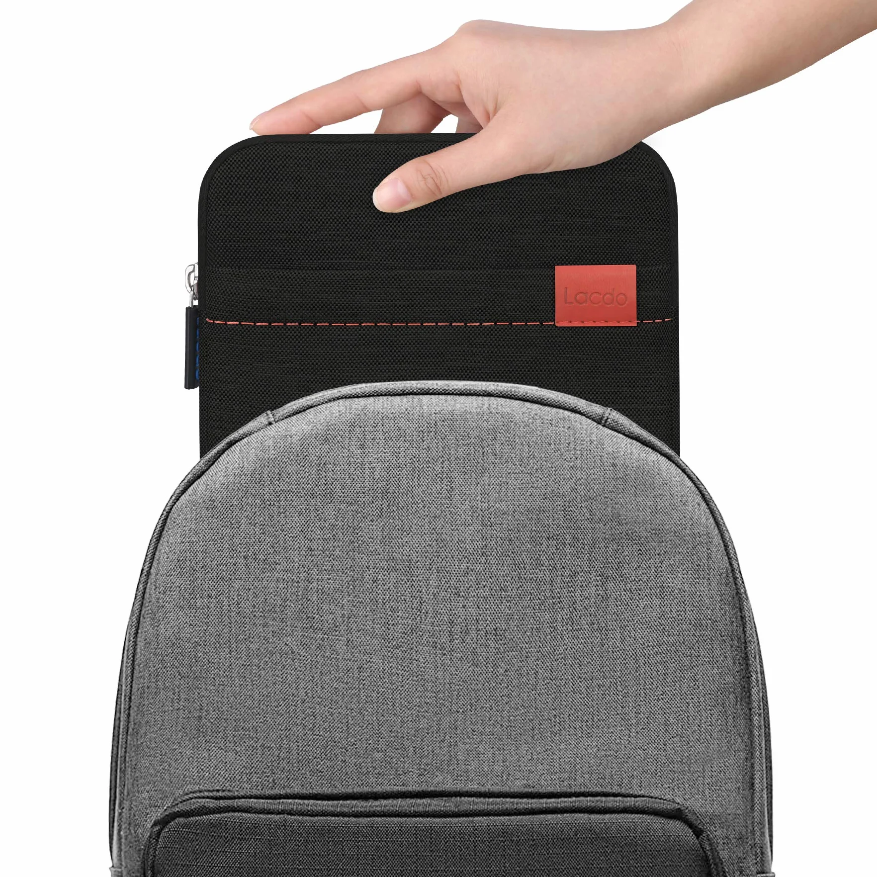 Lacdo Etui ochronne na zewnętrzny dysk CD DVD USB HP F6V97AAABB Asus U9M U7M LG GP57ES40 Dell Slim DW316 Apple SuperDrive Czarny