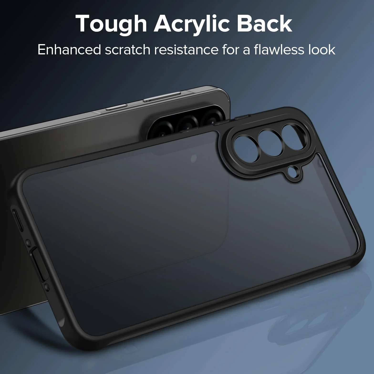 ivoler Matowa obudowa do Samsung Galaxy A56 5G wojskowa odporna na wstrząsy ochrona kamery czarne
