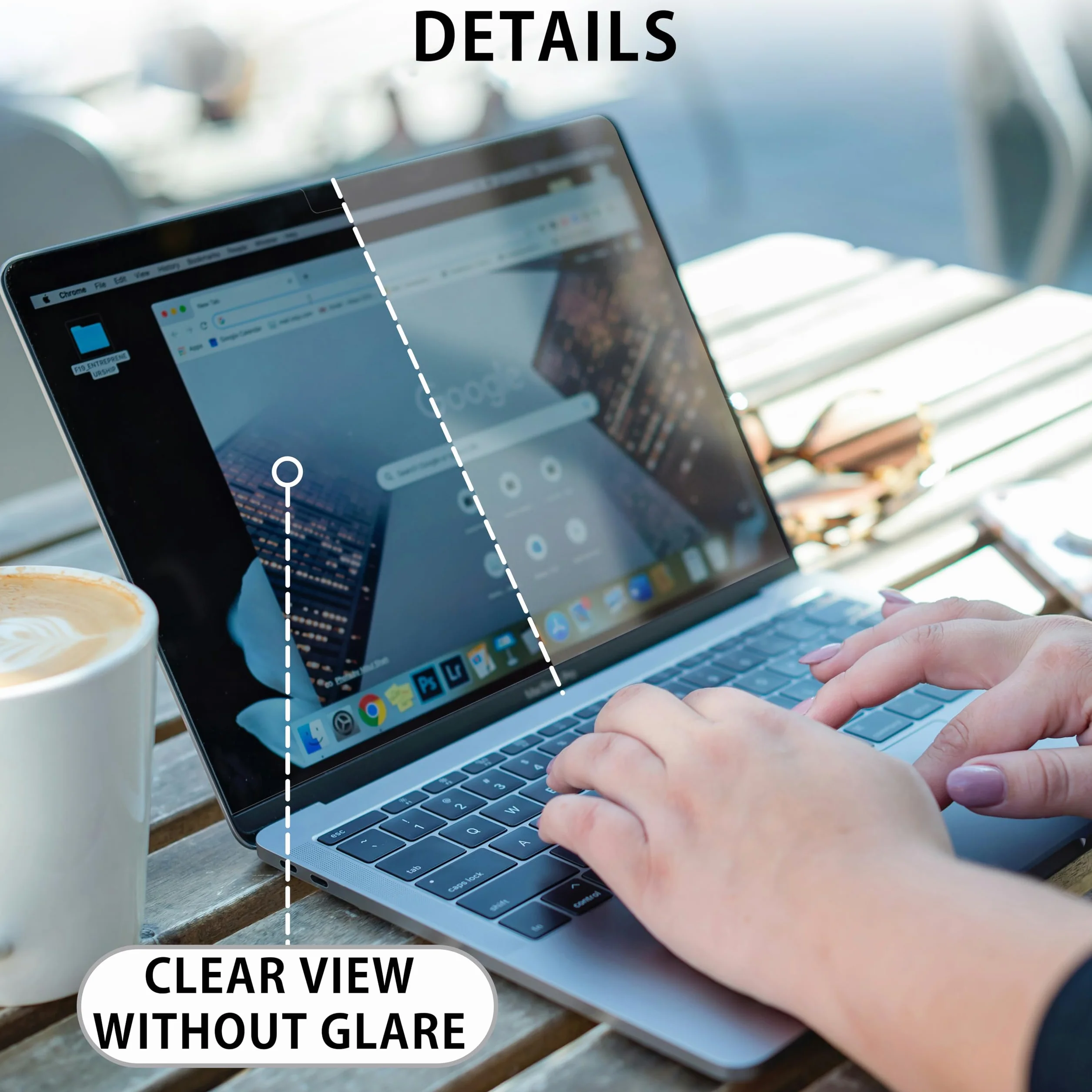 MyGadget 2 x Matowa osłona ekranu kompatybilna z Apple MacBook Pro 16 [ A2141, Touchbar - 2019], folia HD antyrefleksyjna, szkło odporne na ślady i zarysowania