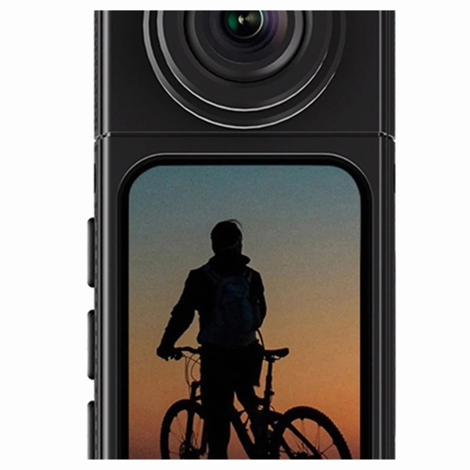 Kamera sportowa, Kamera 4K Action 360° Panoramiczna Wodoodporna Antywstrząsowa Kciuk Noszona Przenośna Kamera Do Pracy Podróży Sportowa Części Kamery,do jazdy na rowerze, motocyklu