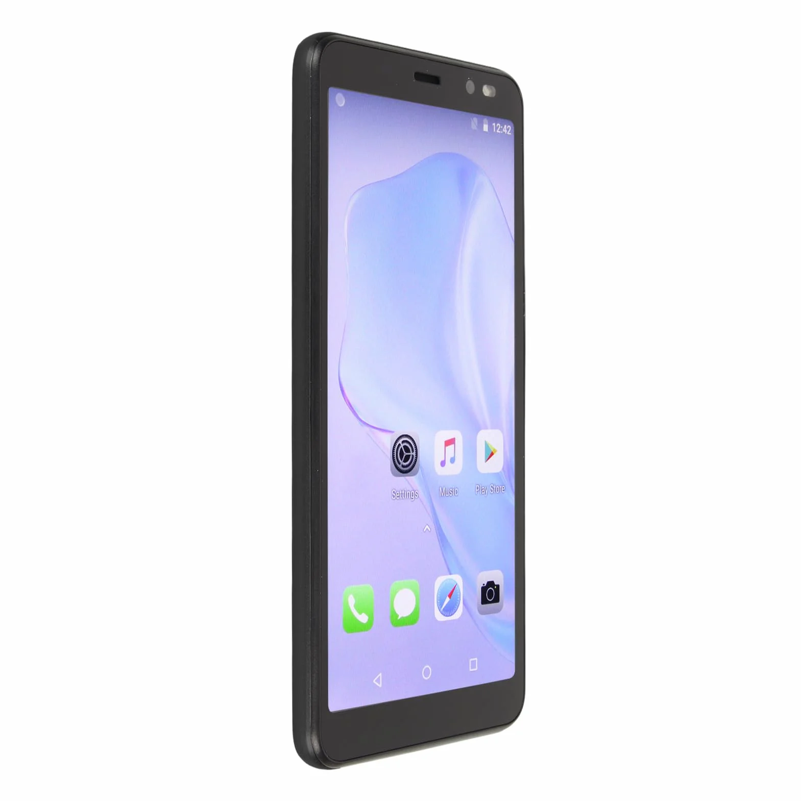 Telefon Komórkowy, Aparat 5 MP 8 MP, Smartfon, Wielofunkcyjna Bateria 4800 MAh do Podróży (Czarny)