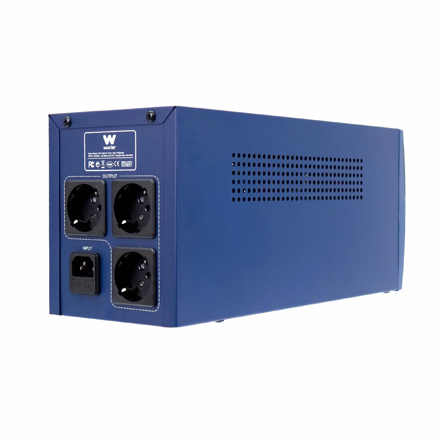 Woxter UPS 1200 VA zasilacz bezprzerwowy UPS (1200 VA/720 watów, czas trwania około 20-30 minut)