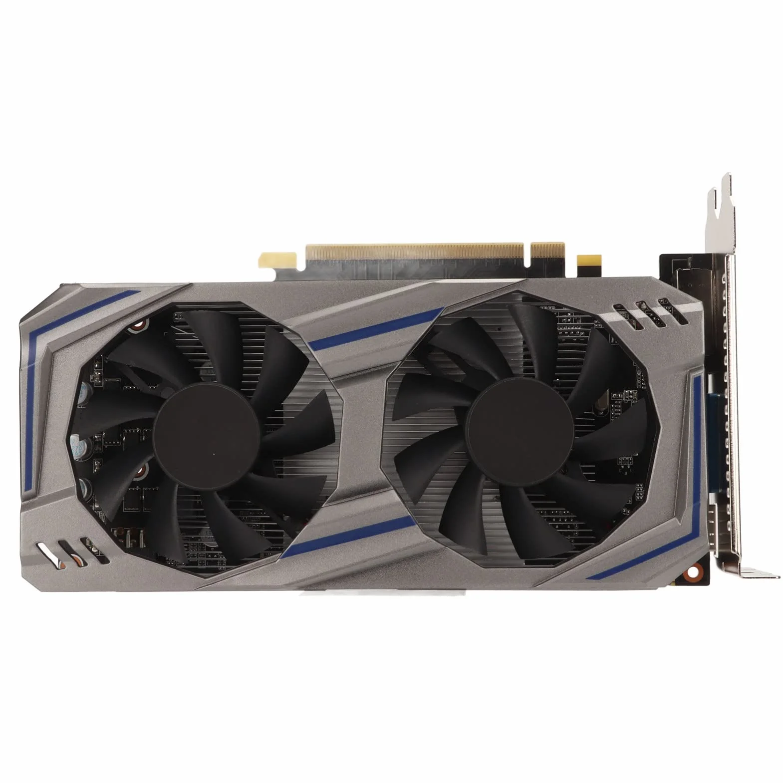 GTX550Ti 8GB GDDR5 128-bitowa Karta Graficzna do Gier, PCI Express 2.0 z Dwoma Wentylatorami Komputer PC Karta Graficzna do Gier Wideo z HDMI VGA DVI, rozdzielczość 2560x1600