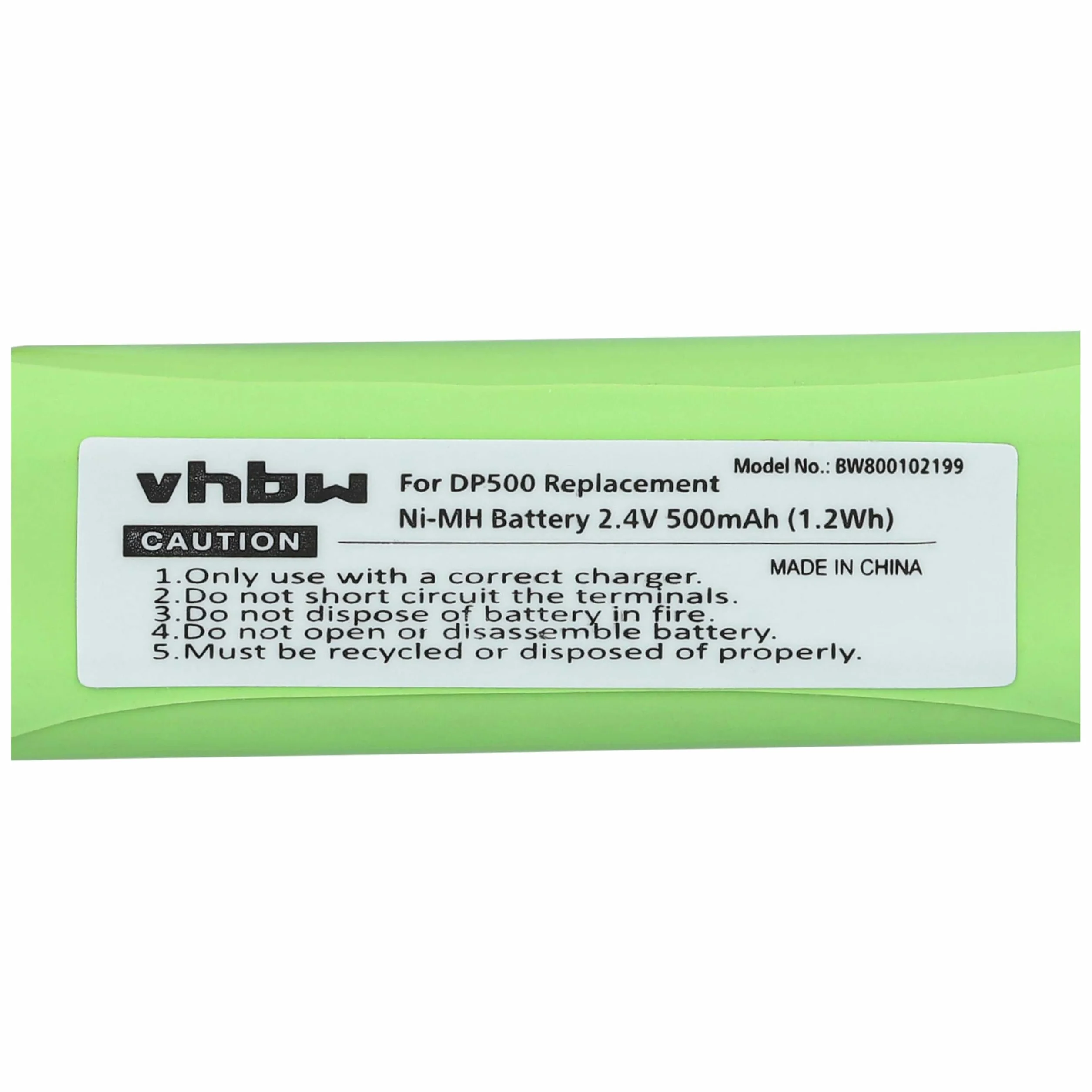 vhbw 10 x bateria zamienna do GPHC05RN01, GP1010, VTHC04RN00, VT50AAAALH2BMJZ do bezprzewodowego telefonu stacjonarnego (500 mAh, 2,4 V, NiMH)
