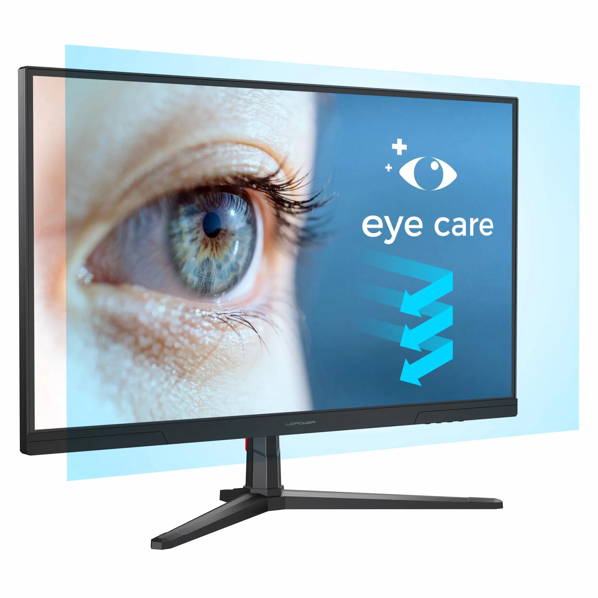 LC-POWER Monitor gamingowy 27", ekran Full HD PC z panelem IPS, 1920 × 1080, 144 Hz, 1 ms MPRT, 16:9, Adaptive Sync, HDMI, Display Port, gniazdo słuchawkowe 3,5 mm, VESA 100 x 100