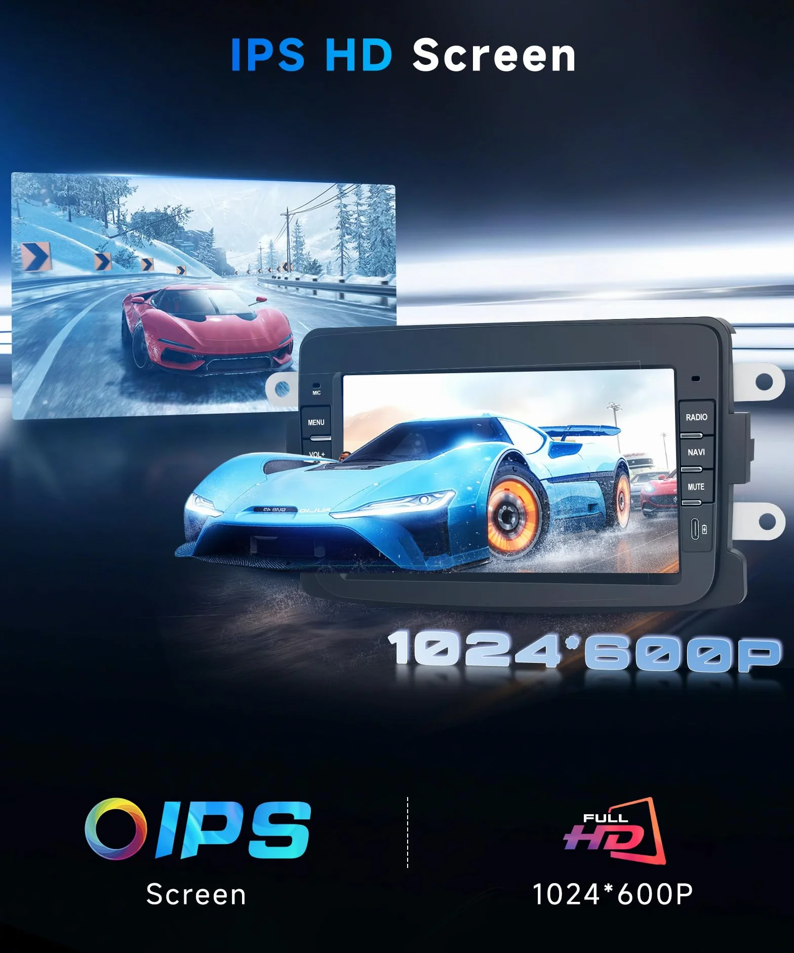 VECHTEL 4+64G Autoradio Android 15 dla Jeep Grand Cherokee Wrangler/Chrysler Grand Voyager 300M PT Cruiser/Dodge RAM 1500 2500, 6,86'' Ekran z Carplay Android Auto GPS Wi-Fi Bluetooth FM RDS Kamera