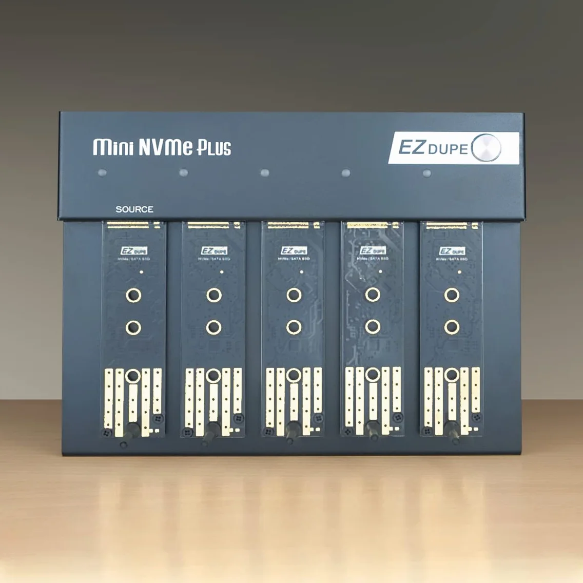 EZ DUPE Duplikator NVMe and SATA SSD 1:4 M.2 - Disk Copier (Mini NVMe Plus)