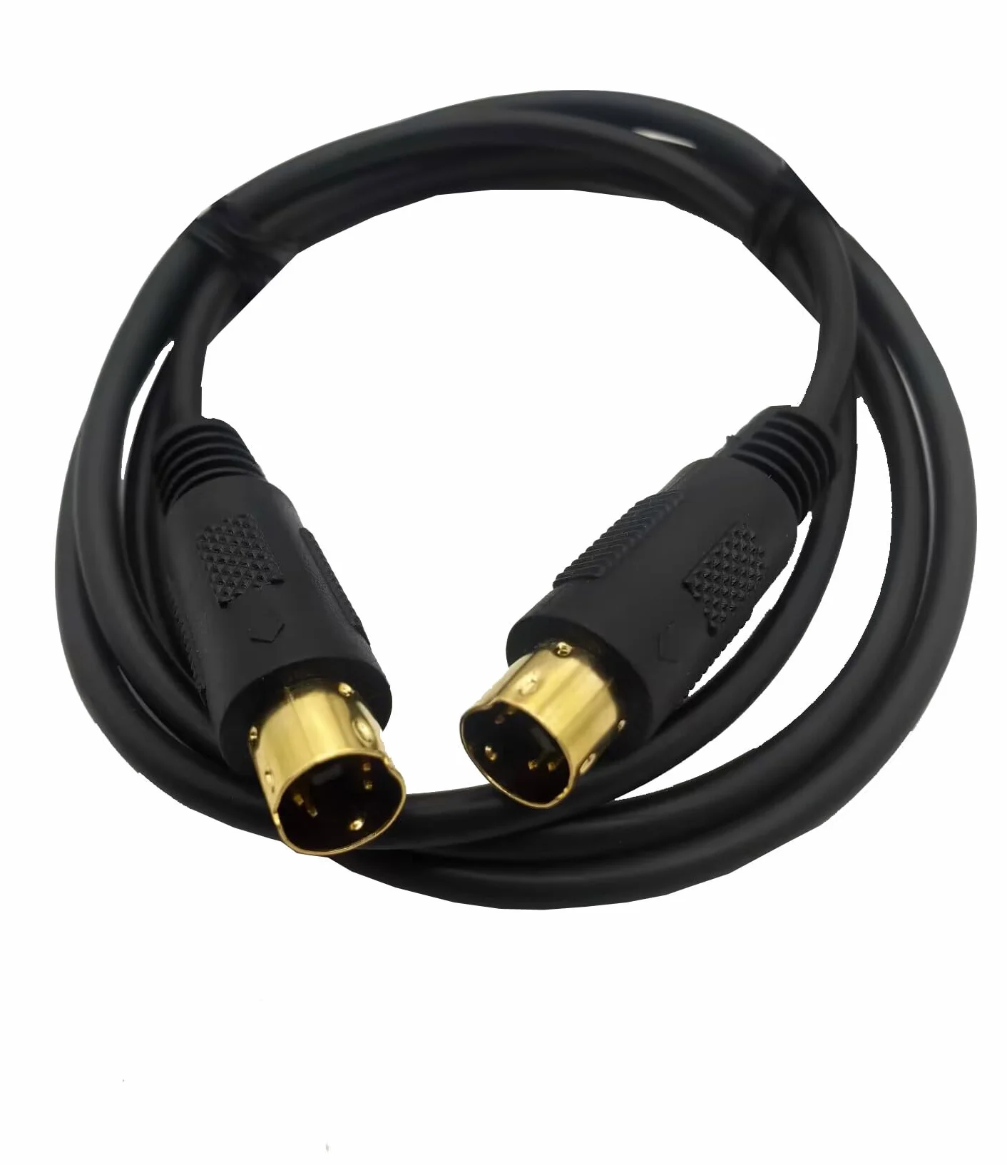 Kabel S-Video Mini DIN 4-pinowy S kabel wideo męski na męski, pozłacane złącze do odtwarzacza, kamer, laptopów, przesyłania wideo do telewizora lub monitora, kabel połączeniowy (1 m)
