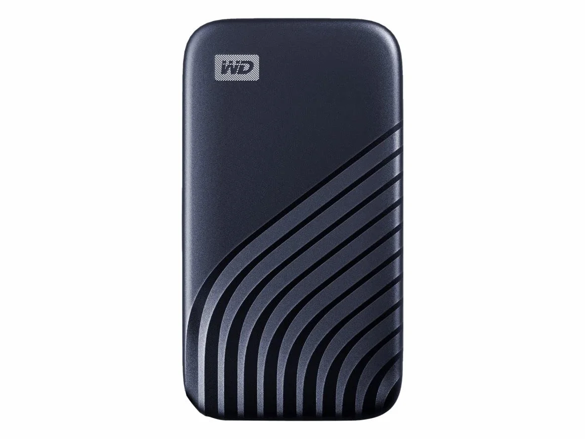 WD 2TB My Passport SSD Portable SSD USB-C, USB 3.2 Gen 2 External NVMe Solid State Drive up to 1050 MB/s 2-meters drop resistance, Works with PC, Xbox, PlayStation - Midnight Blue