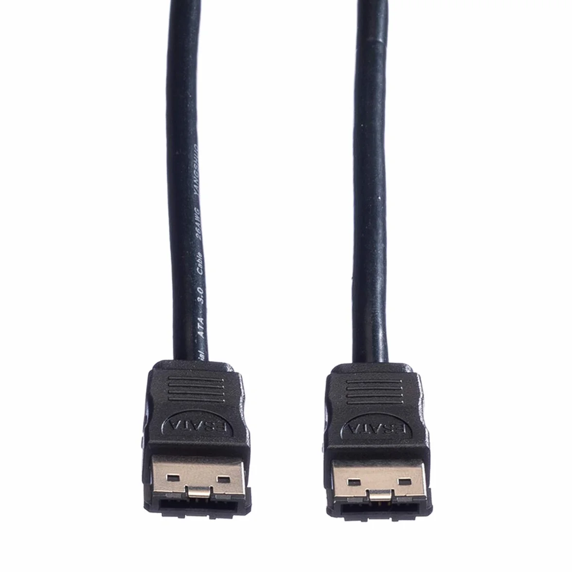 ROLINE 11031549 zewnętrzny kabel do dysku twardego, eSATA 6.0 Gbit/s, 1 m czarny