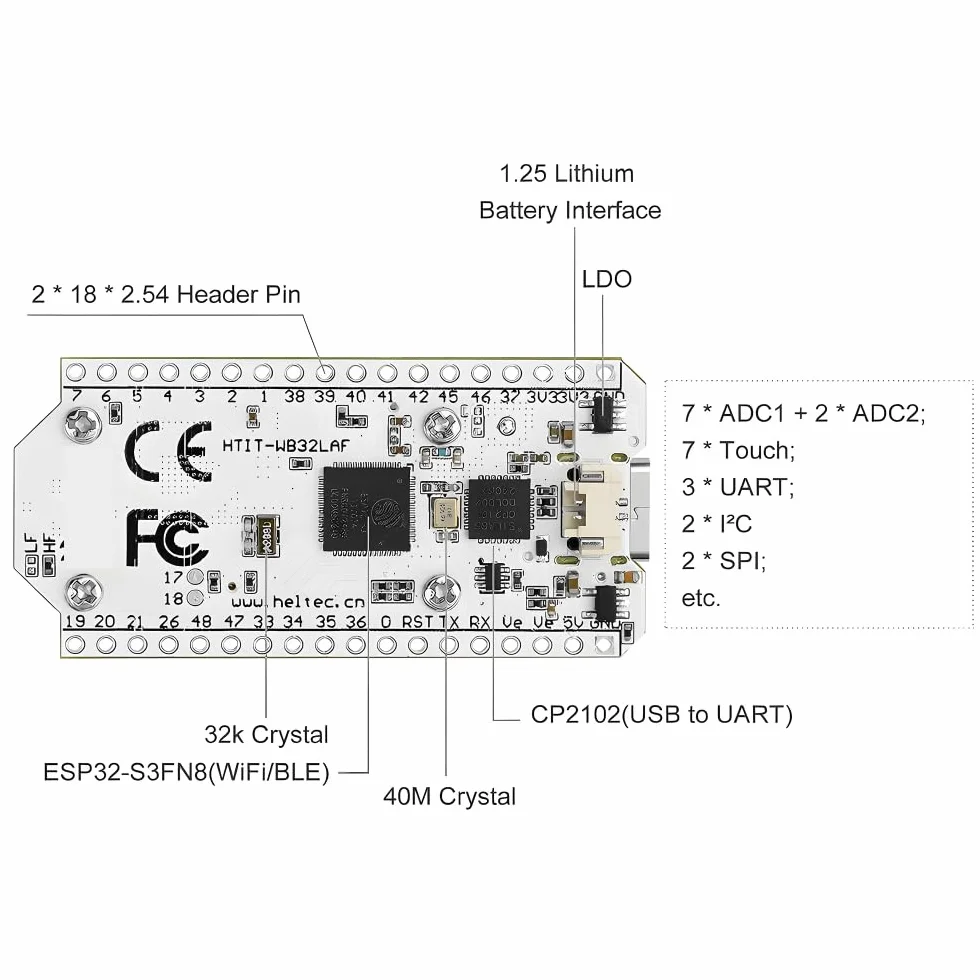DollaTek 863 MHz – 928 MHz Lora V3 Meshtastic SX1262 panel rozwojowy 0,96 wy?wietlacz OLED ESP32 WiFi Kit 32 rozwój kart Bluetooth Dual-Core IOT modu? LoRaWAN do Arduino