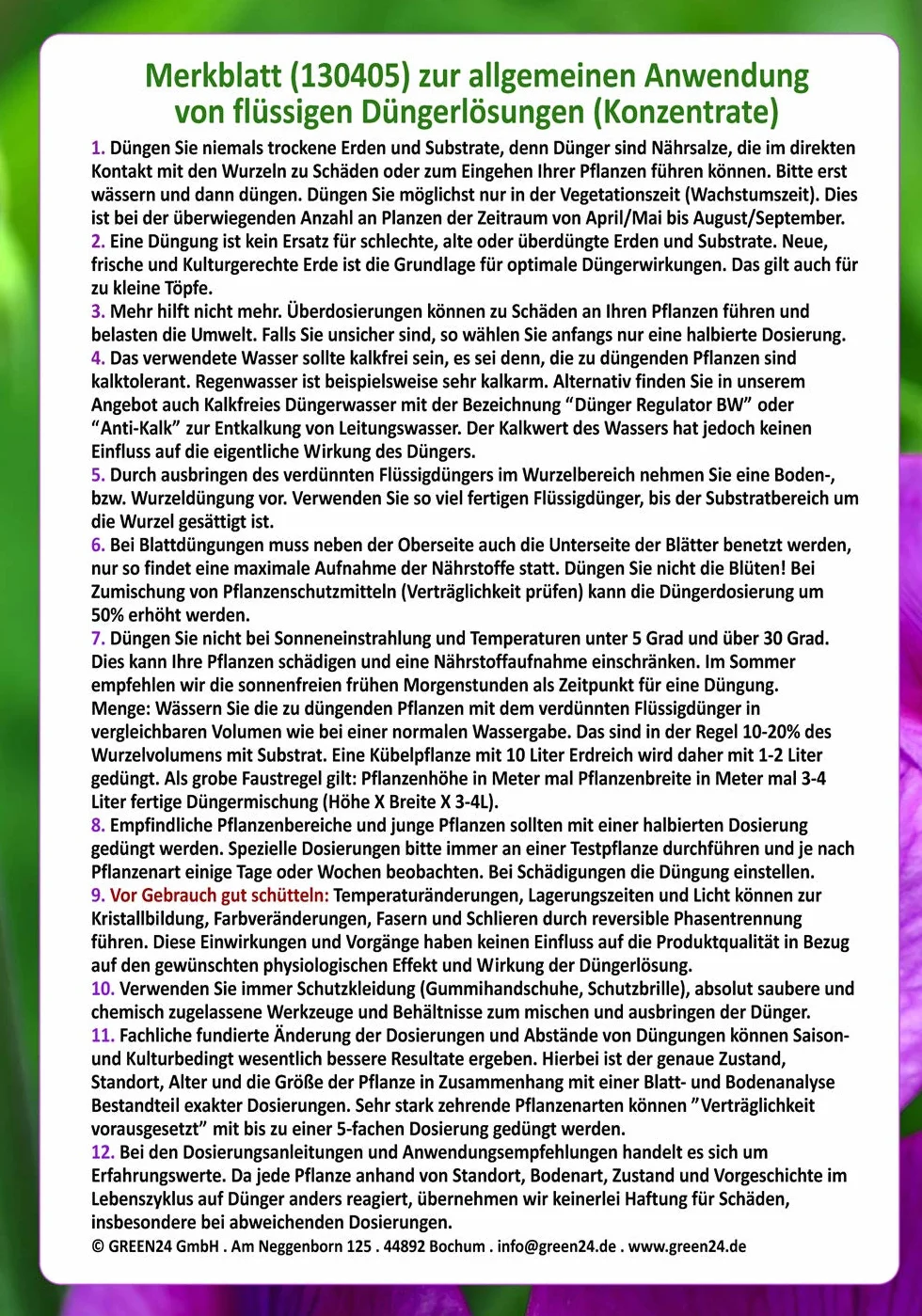 GREEN24 Nawóz bananowy NPK płynny 250 ml koncentrat do roślin tropikalnych