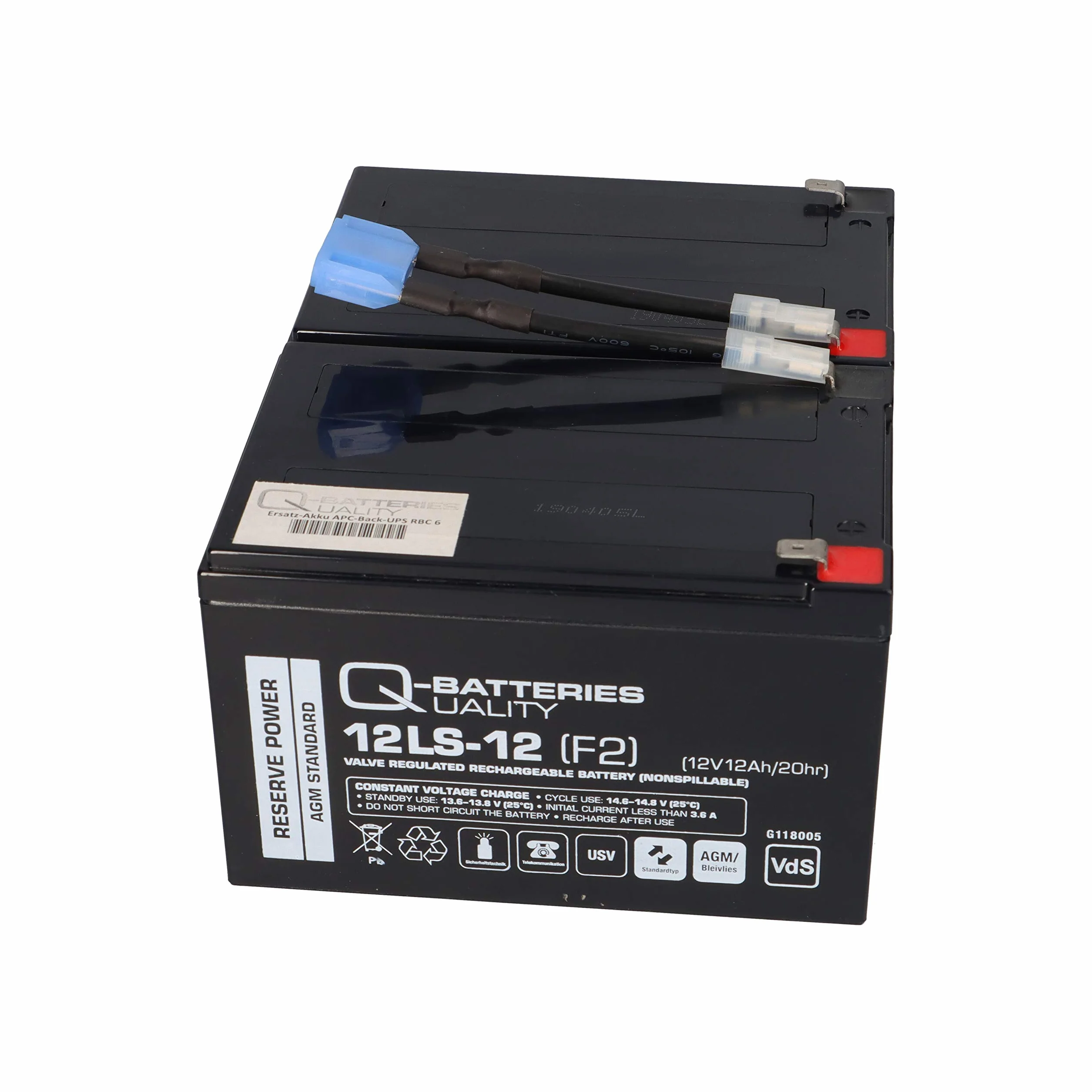 WSB Battery Akumulator wymienny USV RBC6 RBC 6 BK1250, BP1000I, BP1400, SMC1500I, SMT1000i, SU1000I, SU1000IBX120, SU1000INET, SU1000NET, SU1000RMI, SU100RMIN. ET, SU1000VS, SU700X167, SUA1000I, SUVS1000I