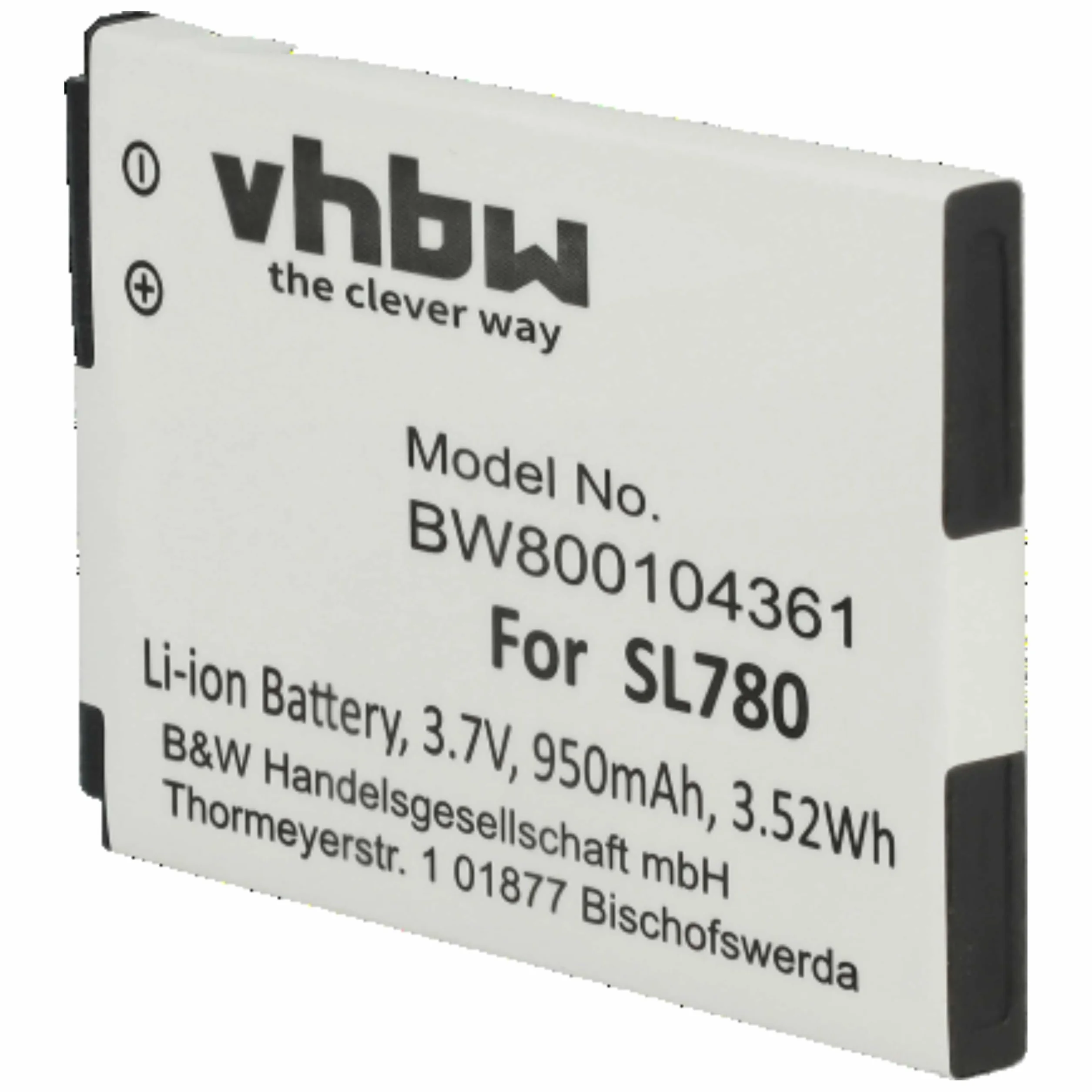 vhbw 10 x bateria kompatybilna z Siemens Gigaset SL785, SL788, SL78H telefon stacjonarny lub bezprzewodowy (950 mAh, 3,7 V, Li-Ion)
