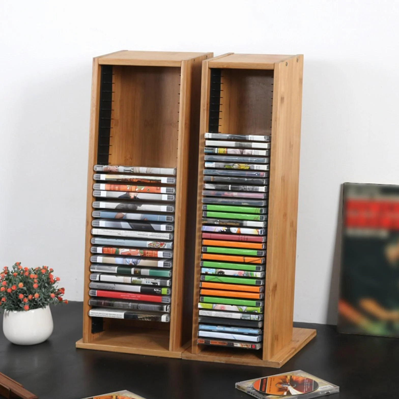 przechowywanie płyt Stojak na płyty CD winylowe kreatywny stojak na płyty CD