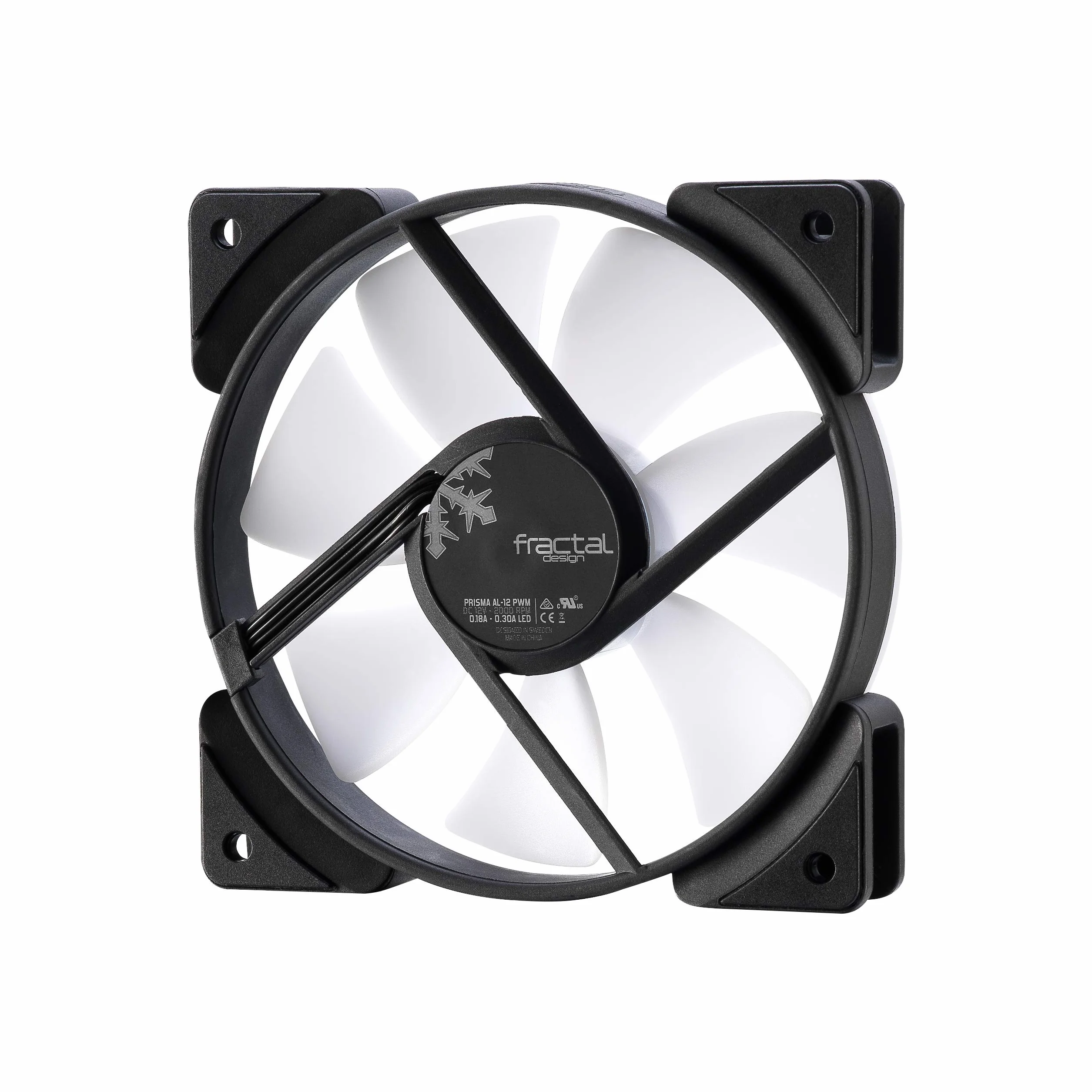 Fractal Design FD-FAN-PRI-AL12-PWM Wentylator do Obudowy Komputera, Wielokolorowy