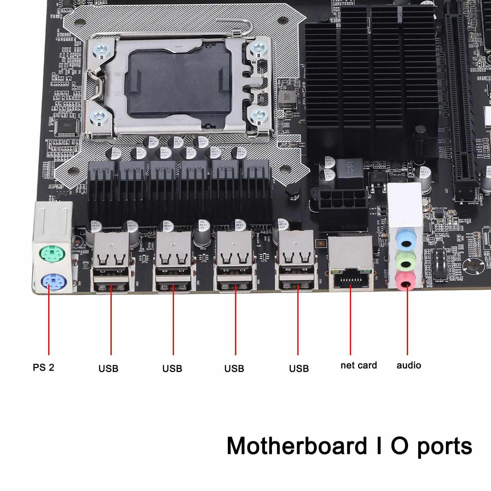 X58 PC Płyta Główna dla 2 DDR3 LGA 1366 Pinów Płyta Główna do Gier Obsługa Pamięci ECC USB2.0 SATA Port PCB Płyta Główna do Komputera Stacjonarnego