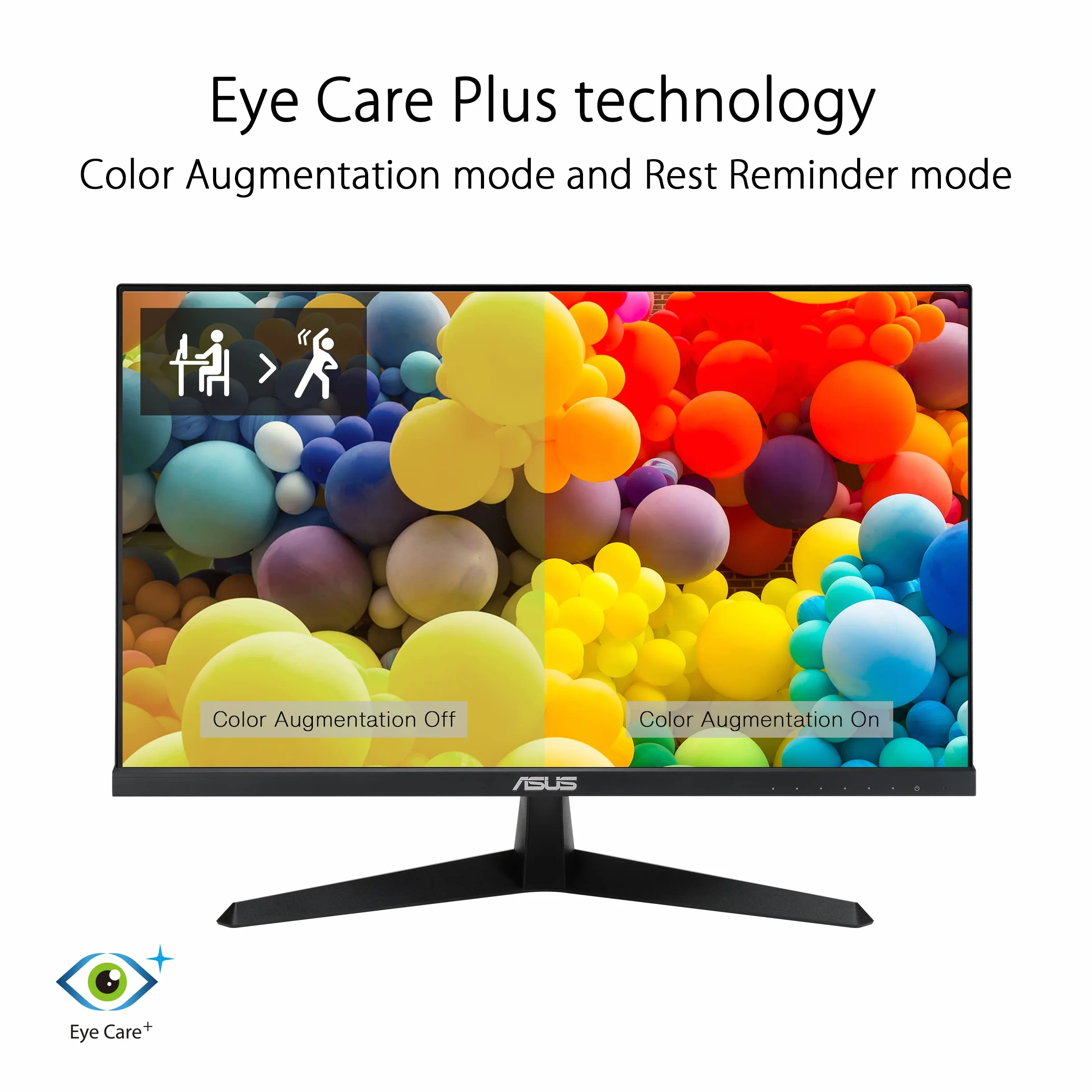 ASUS VY249HGE monitor gamingowy, 24", Full HD, 144 Hz, 1 ms MPRT, FreeSync Premium, GameFast Input – panel IPS, Vesa 100 x 100, 16:9, 1920 x 1080, HDMI