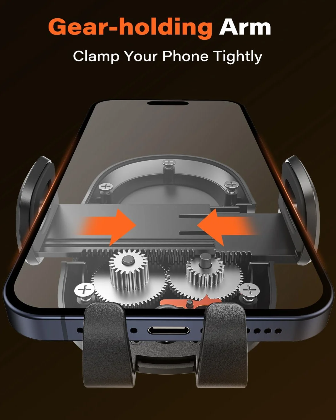 APPS2Car Uchwyt na telefon z przyssawką, przednia szyba, deska rozdzielcza, okno, uniwersalna deska rozdzielcza i przednia szyba, uchwyt samochodowy na telefon z mocną lepką podkładką żelową,