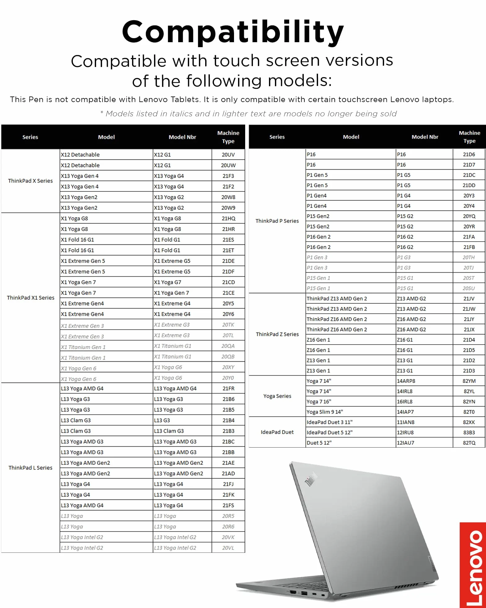 Lenovo Precision 2 GX81J19854 Rysik do Tabletu, Czarny, 1 GB/s