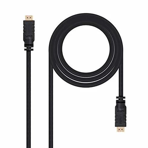 Kabel HDMI V1.4 High Speed Ethernet z Ferrytem z repeaterem/HEC, A/M-A/M, męsko-męski, czarny, 15mts