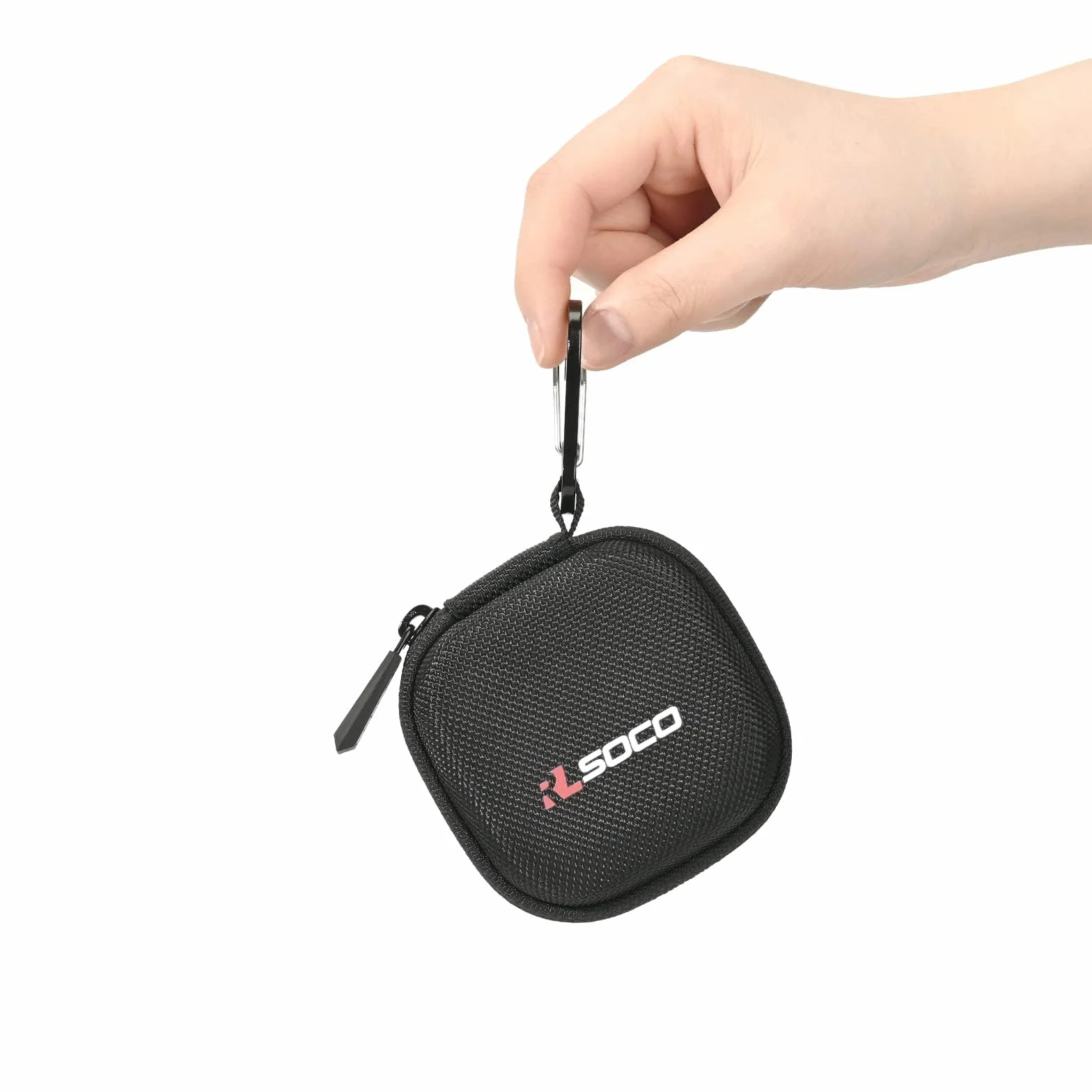 RLSOCO Etui do SHOKZ NOWE OpenFit 2+/2/OpenFit Air Słuchawki Otwarte | ochronna osłona zderzaka z karabińczykiem,Wodoodporny, Odporny na wstrząsy, Pyłoszczelny(Tylko Etui) - czarny